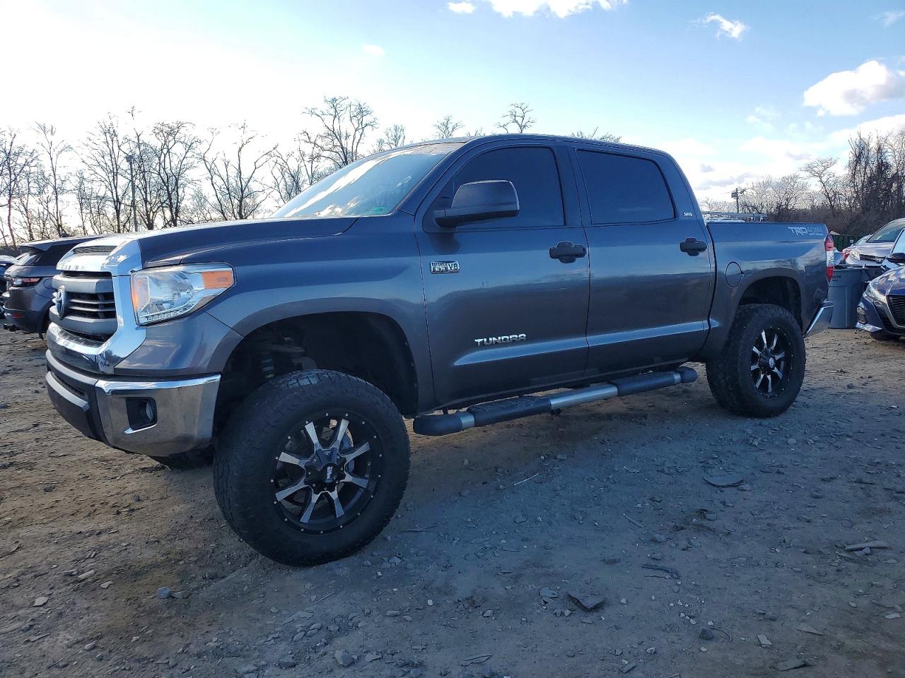 2015 Toyota Tundra Gray vin: 5TFDY5F11FX483635