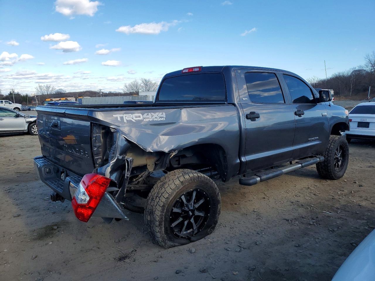 2015 Toyota Tundra Gray vin: 5TFDY5F11FX483635
