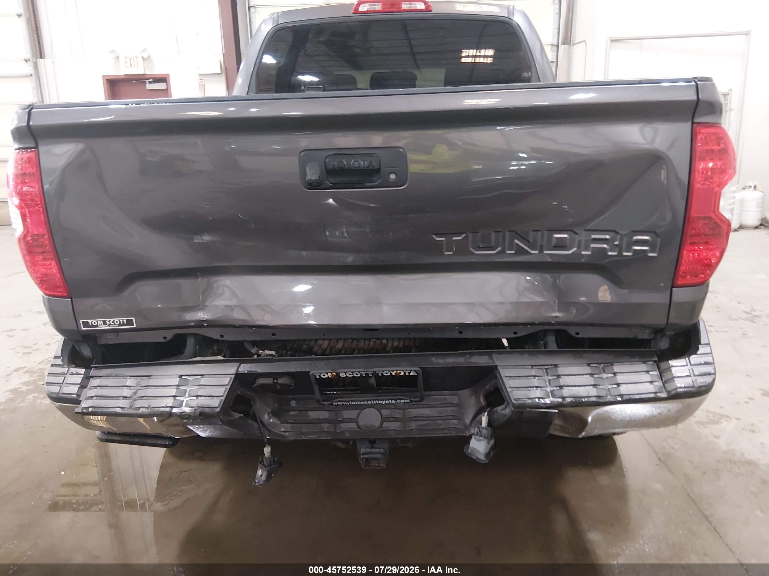 2015 Toyota Tundra Sr5 5.7l V8 Gray vin: 5TFDY5F12FX430801