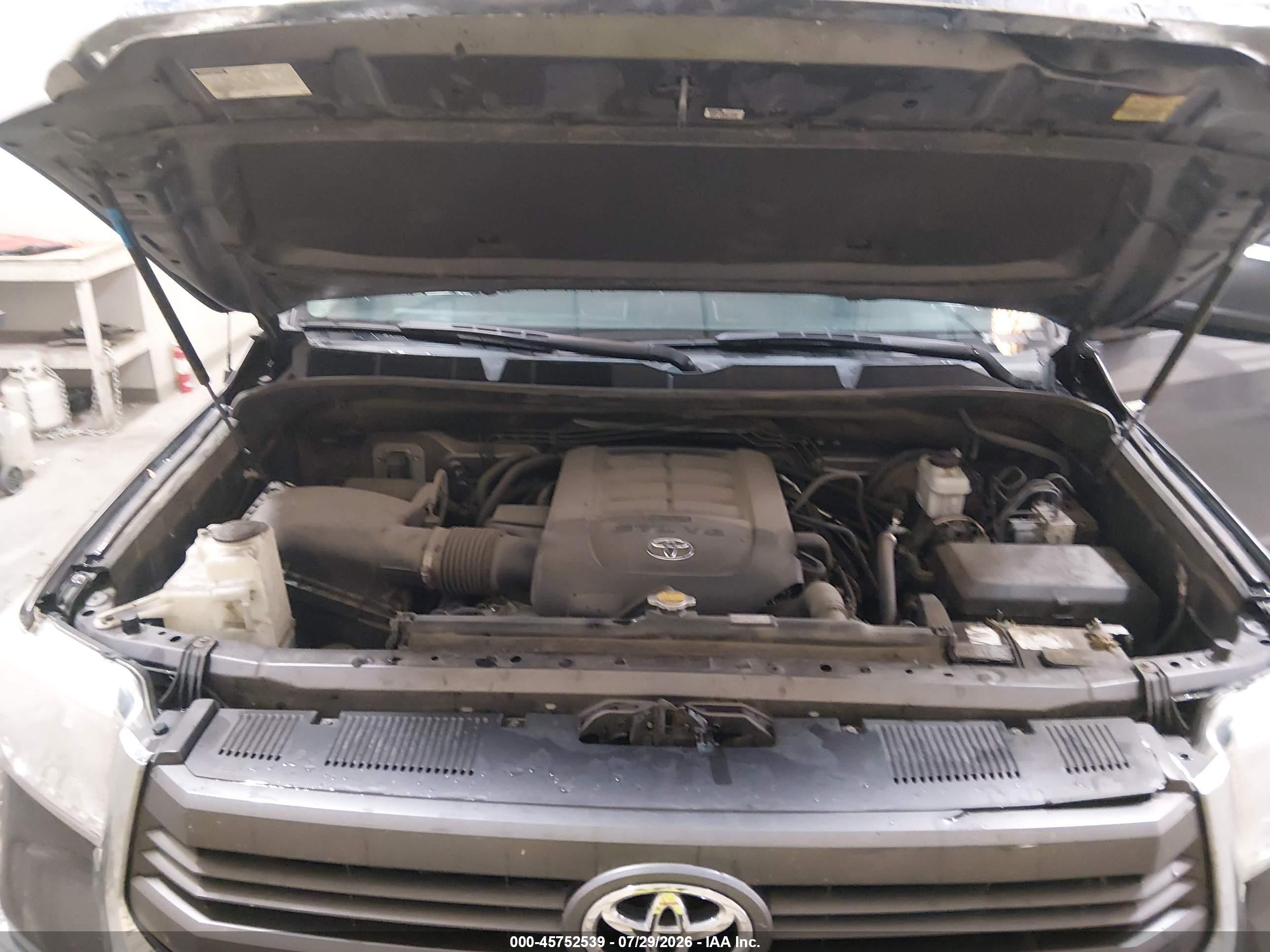 2015 Toyota Tundra Sr5 5.7l V8 Gray vin: 5TFDY5F12FX430801