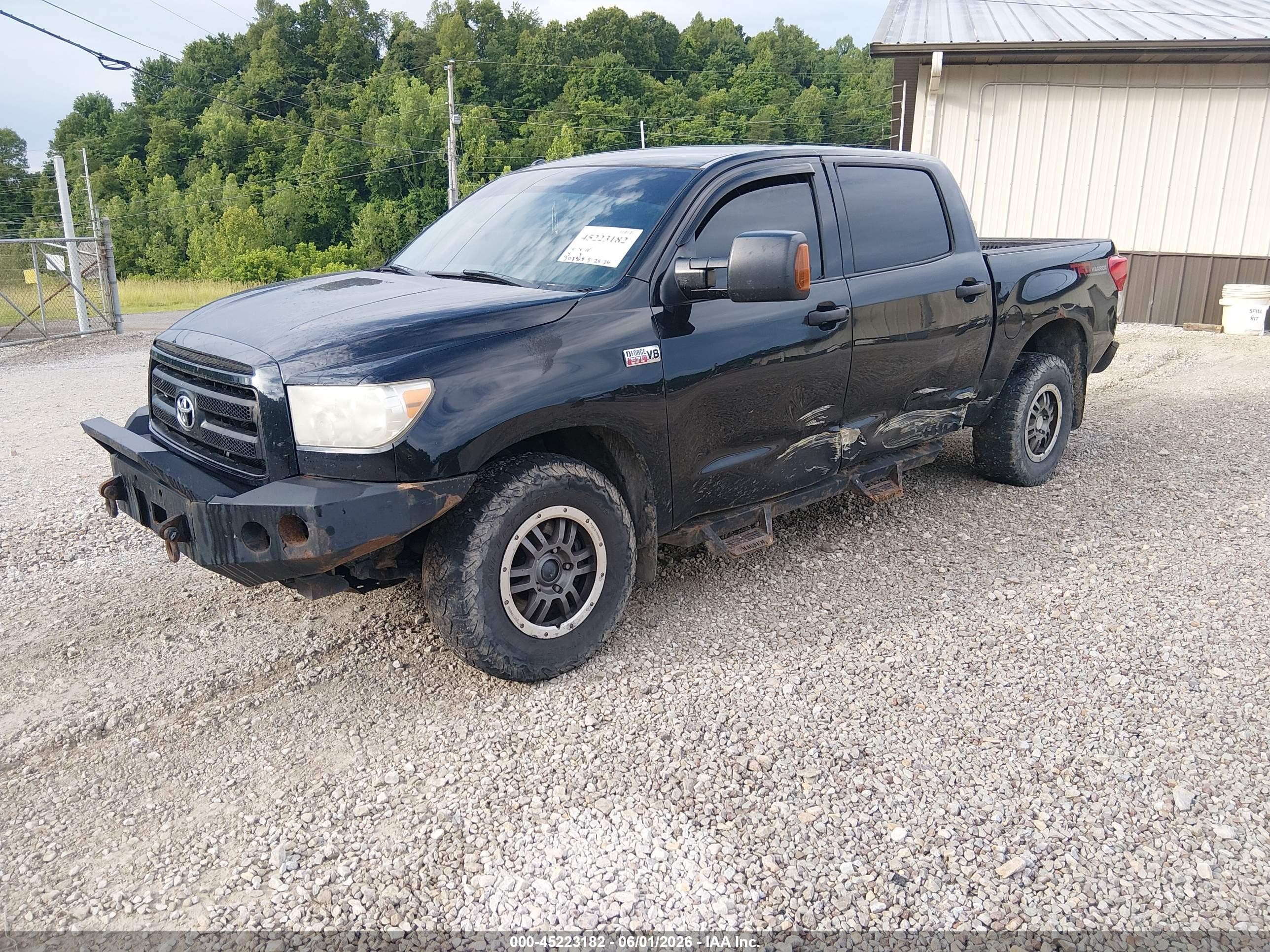 2010 Toyota Tundra Grade 5.7l V8 Black vin: 5TFDY5F13AX154377