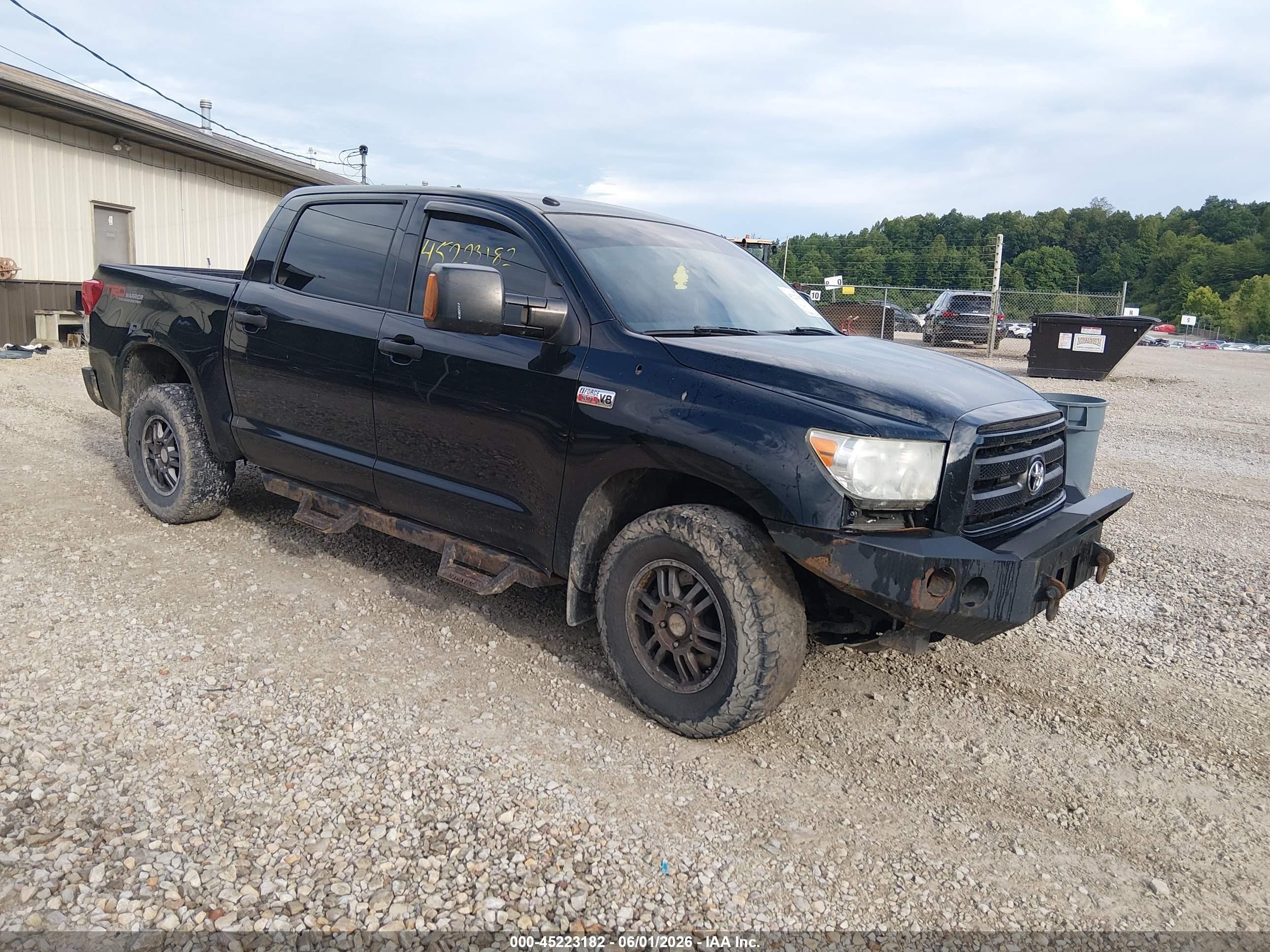 2010 Toyota Tundra Grade 5.7l V8 Black vin: 5TFDY5F13AX154377