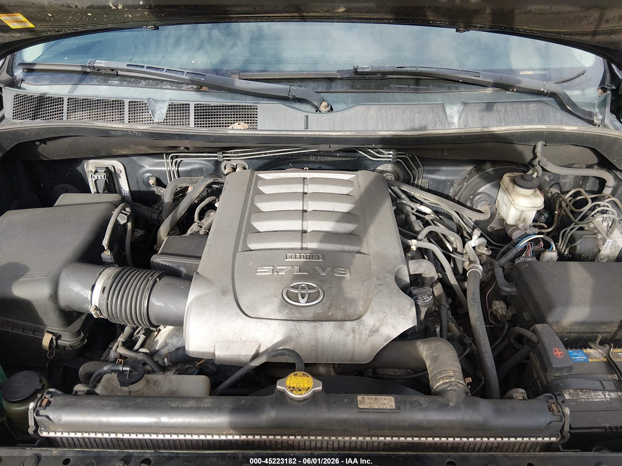 2010 Toyota Tundra Grade 5.7l V8 Black vin: 5TFDY5F13AX154377