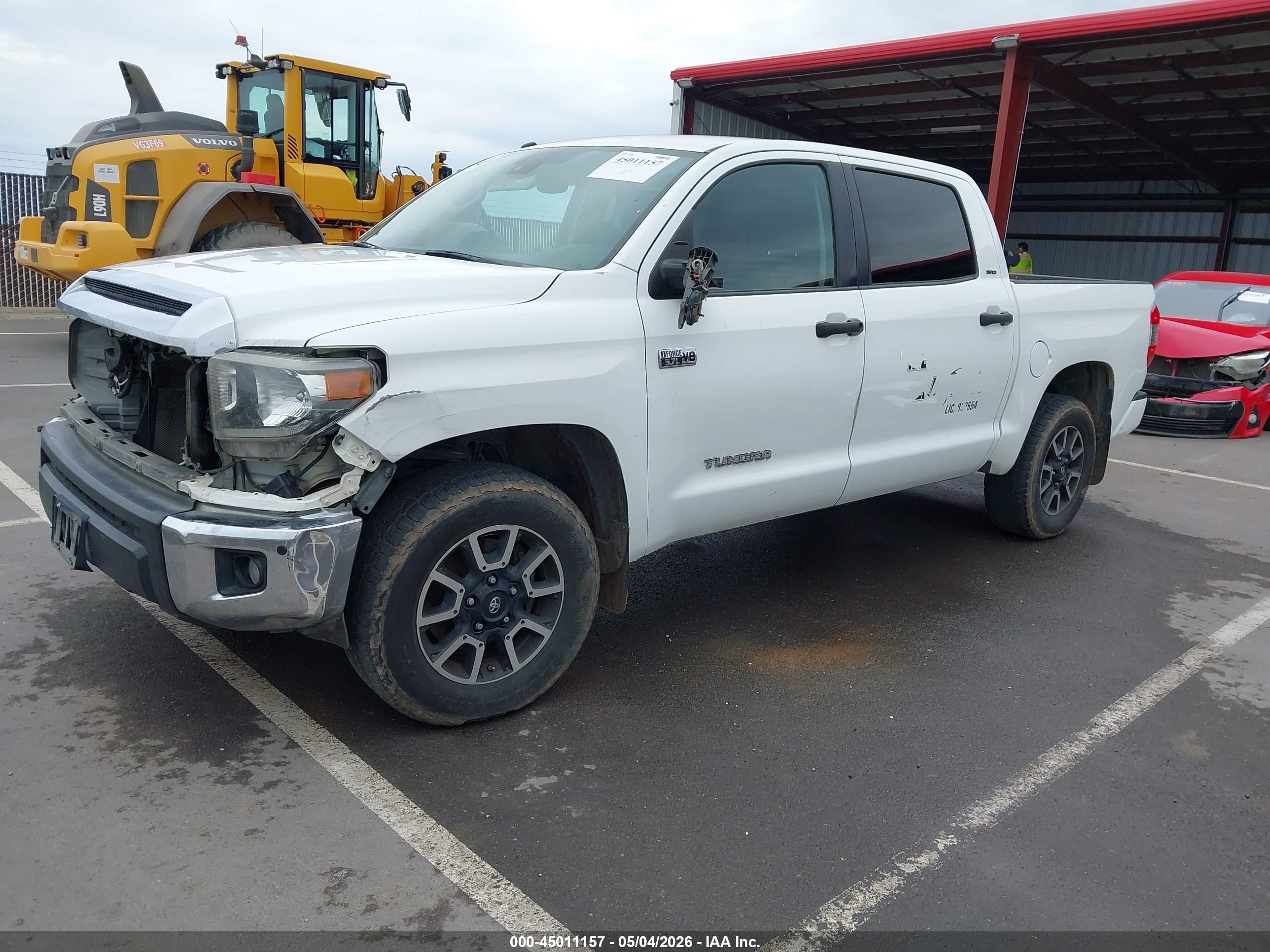 2018 Toyota Tundra Sr5 5.7l V8 Белый vin: 5TFDY5F14JX699231