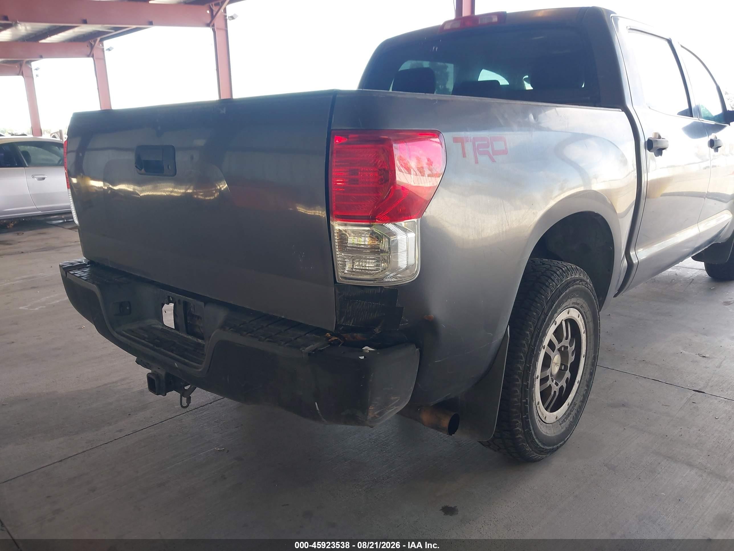 2011 Toyota Tundra Grade 5.7l V8 Gray vin: 5TFDY5F15BX176382