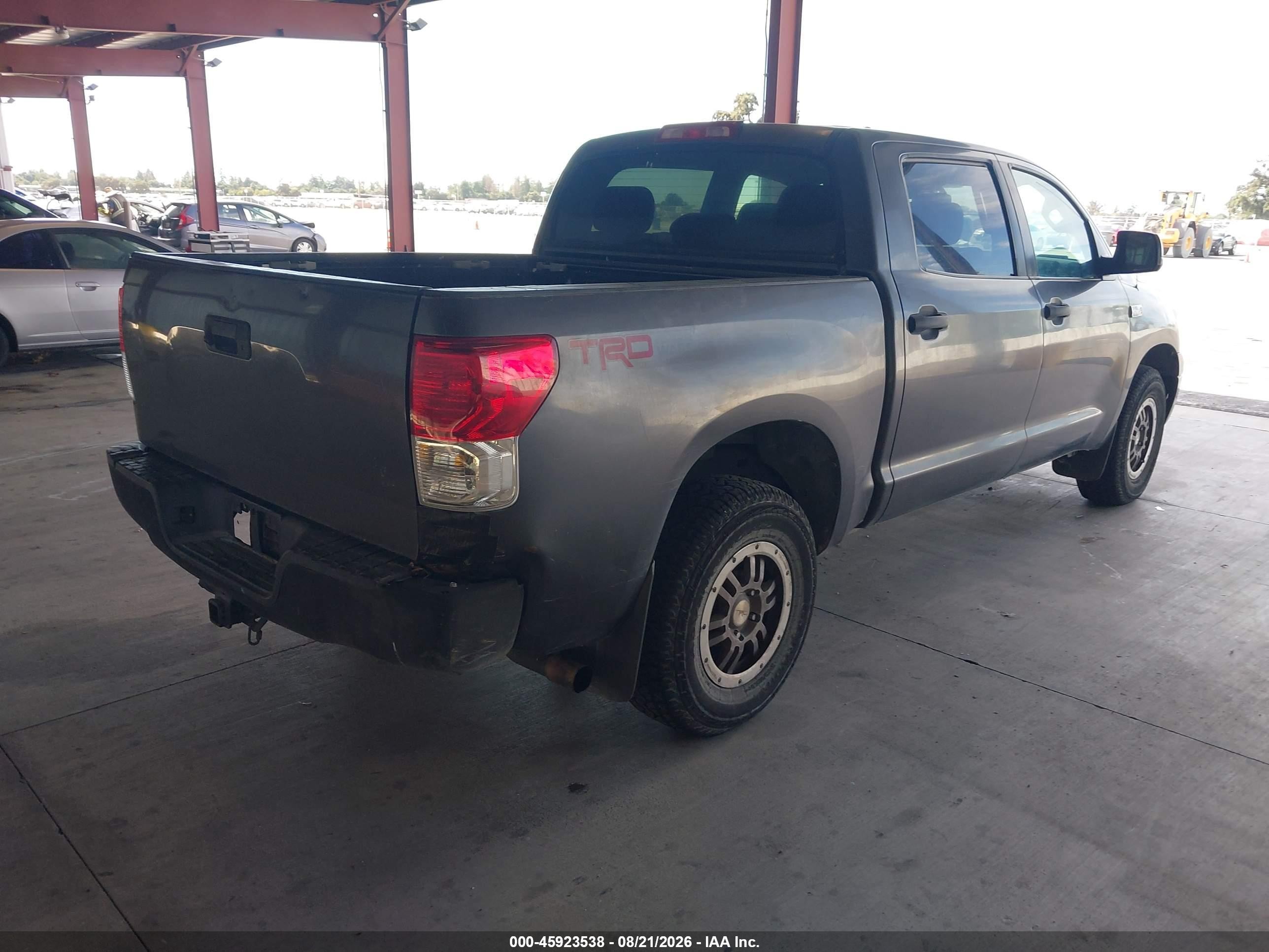 2011 Toyota Tundra Grade 5.7l V8 Gray vin: 5TFDY5F15BX176382