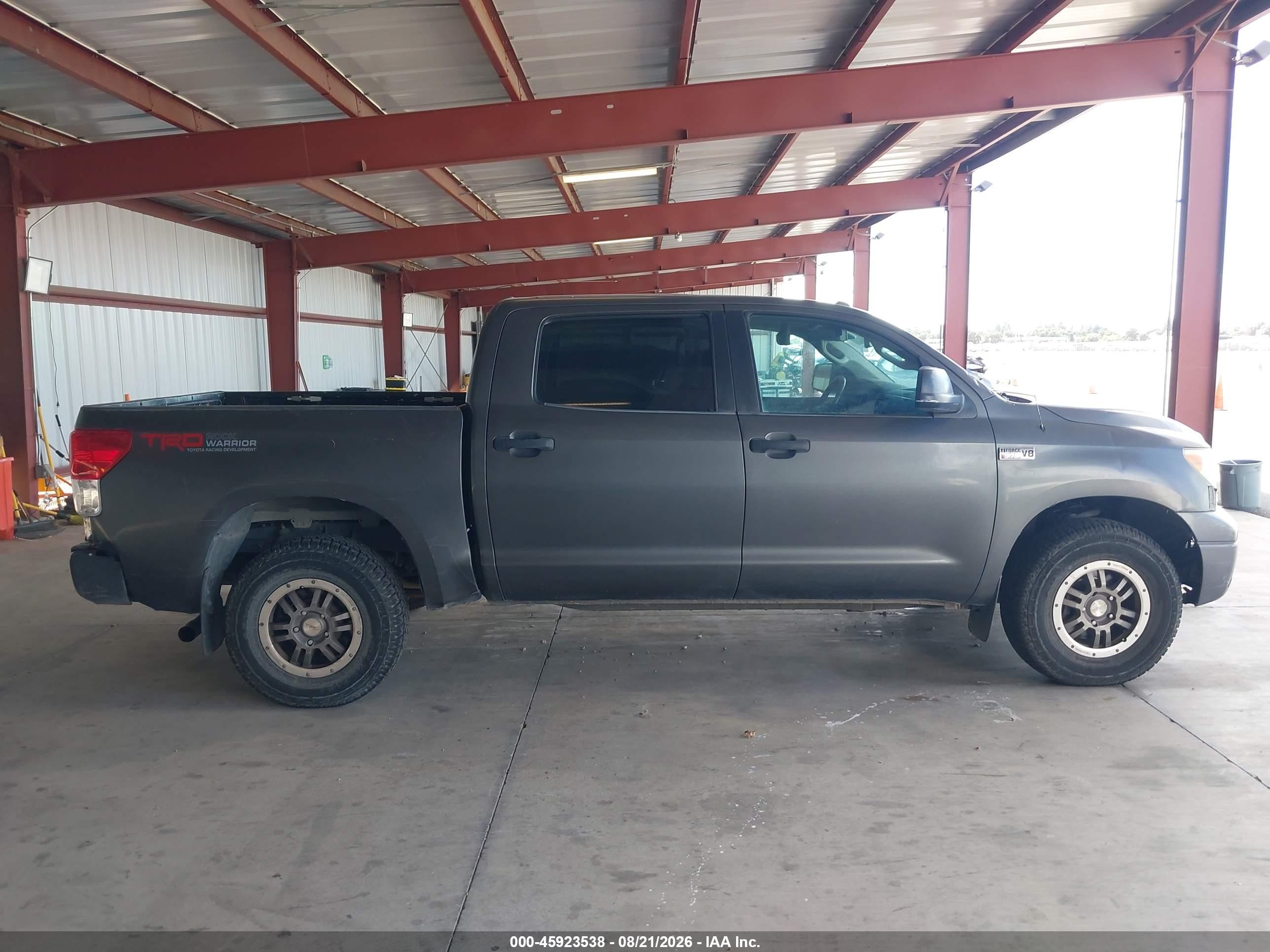 2011 Toyota Tundra Grade 5.7l V8 Gray vin: 5TFDY5F15BX176382