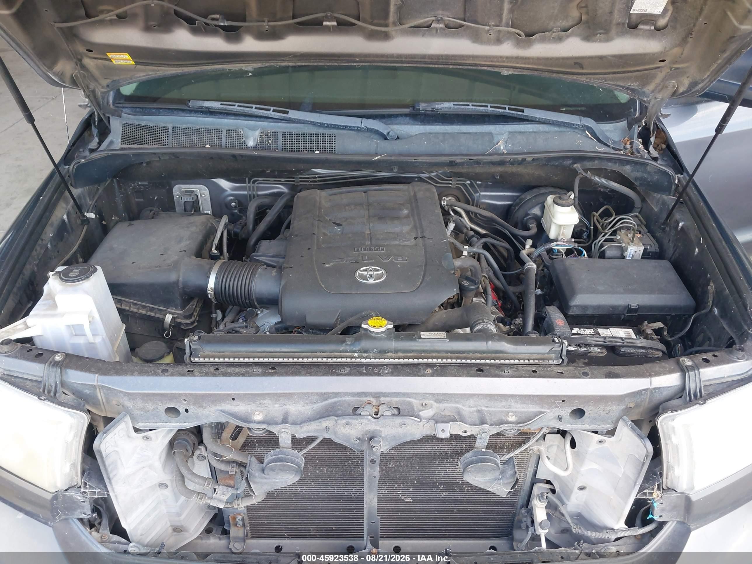 2011 Toyota Tundra Grade 5.7l V8 Gray vin: 5TFDY5F15BX176382