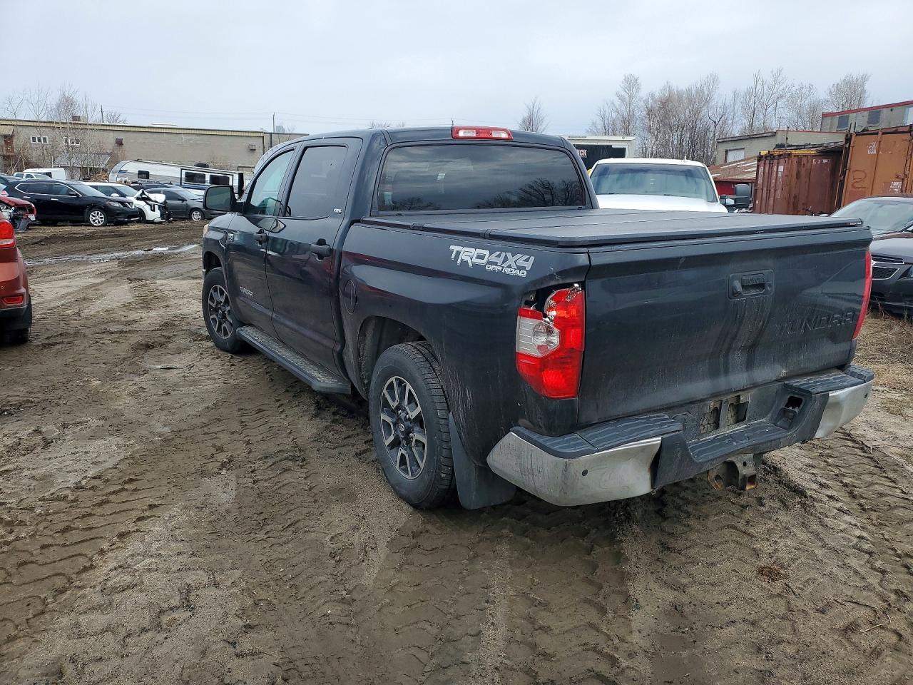 2014 Toyota Tundra Crewmax Sr5 Black vin: 5TFDY5F15EX390678
