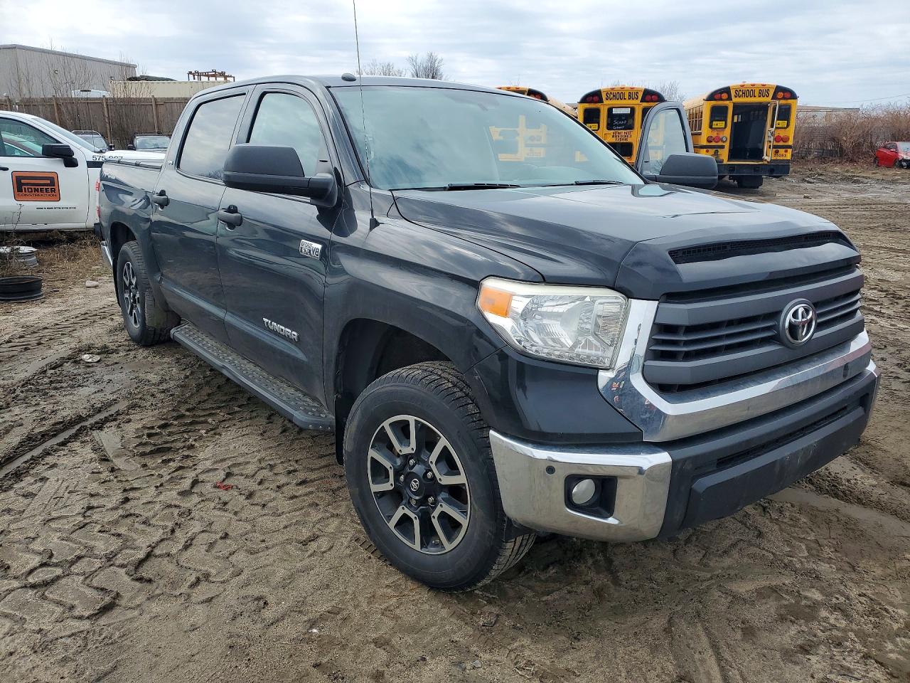 2014 Toyota Tundra Crewmax Sr5 Black vin: 5TFDY5F15EX390678