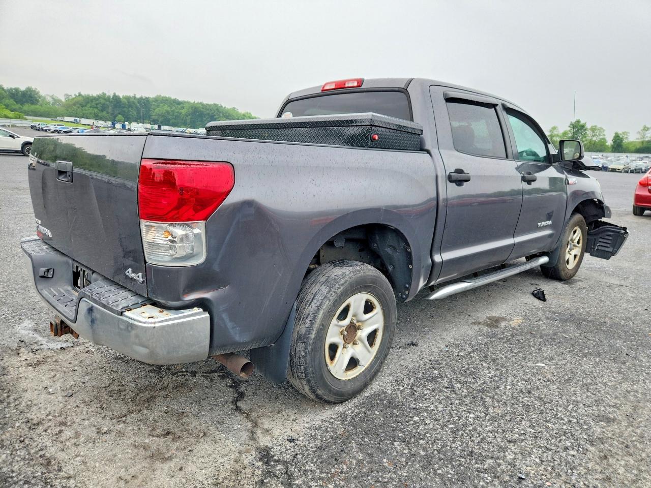 2013 Toyota Tundra Crewmax Sr5 Gray vin: 5TFDY5F16DX306513