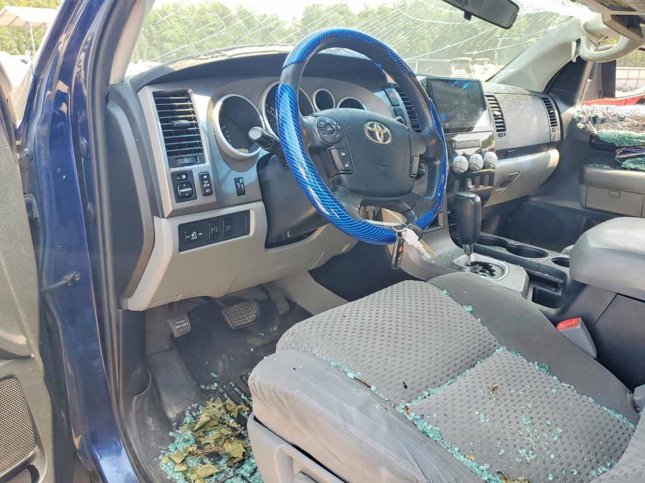 2011 Toyota Tundra Crewmax Sr5 Blue vin: 5TFDY5F17BX199114