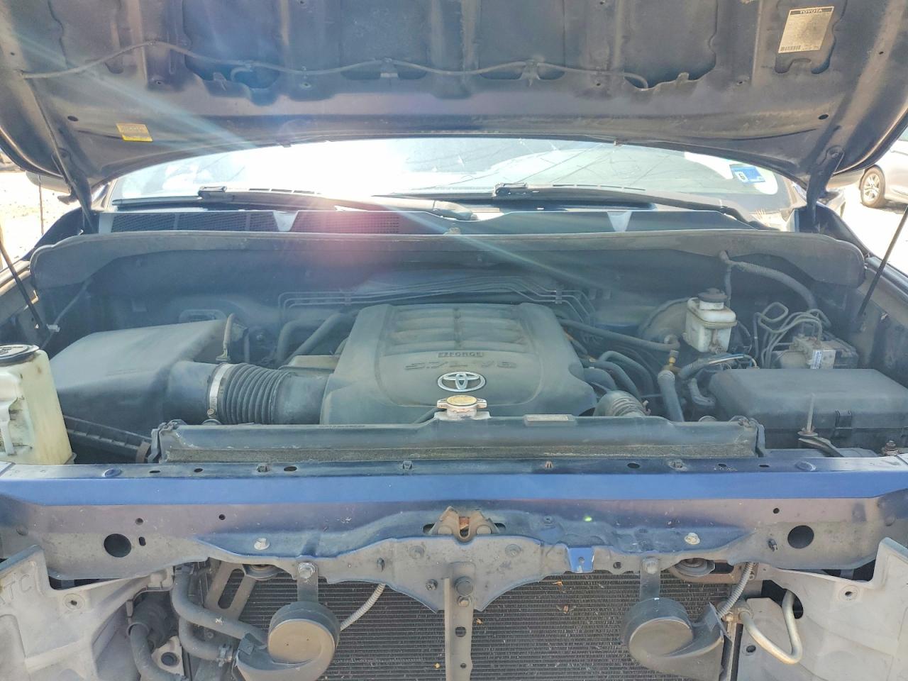 2011 Toyota Tundra Crewmax Sr5 Blue vin: 5TFDY5F17BX199114