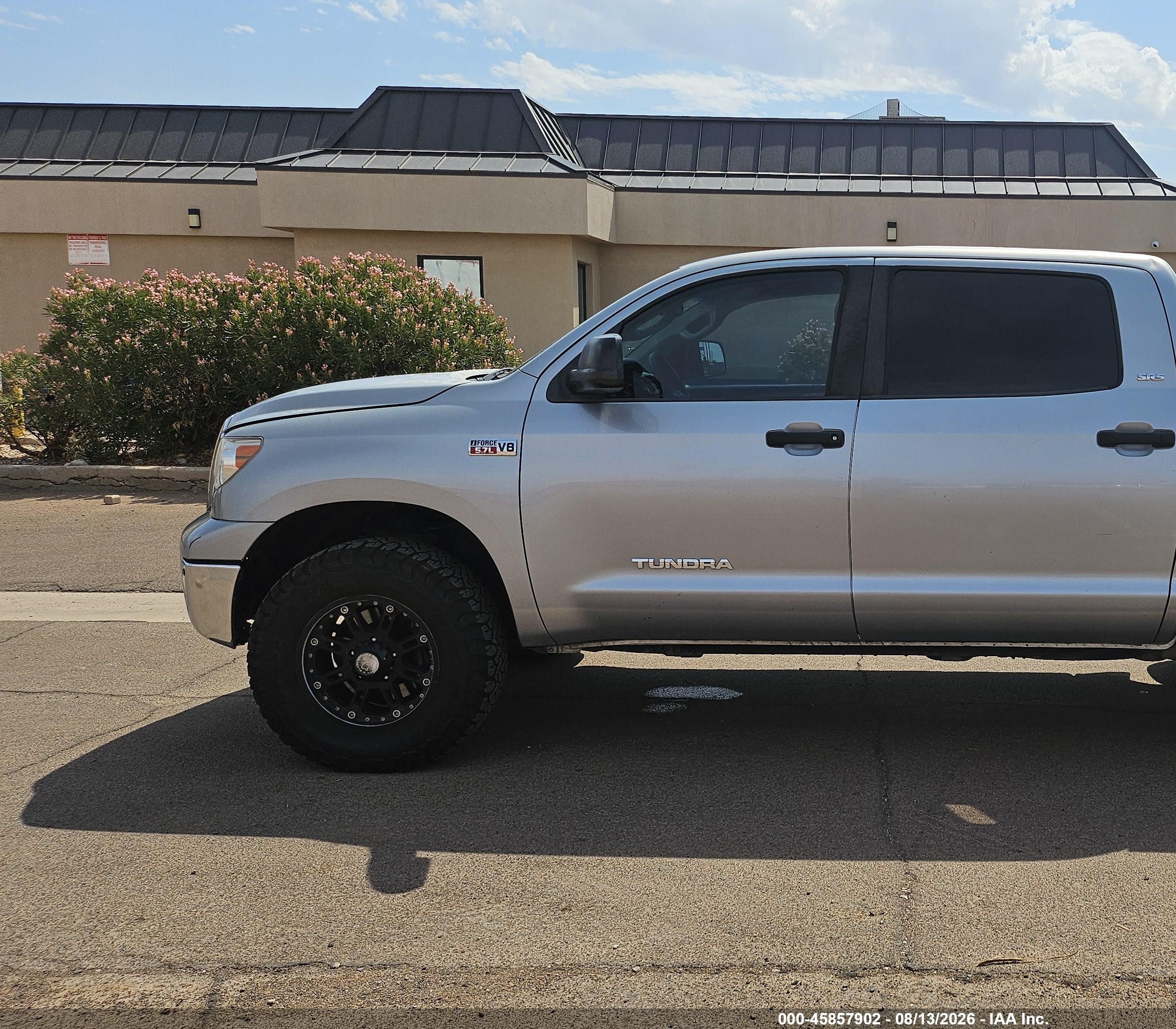 2012 Toyota Tundra Grade 5.7l V8 Silver vin: 5TFDY5F17CX219024