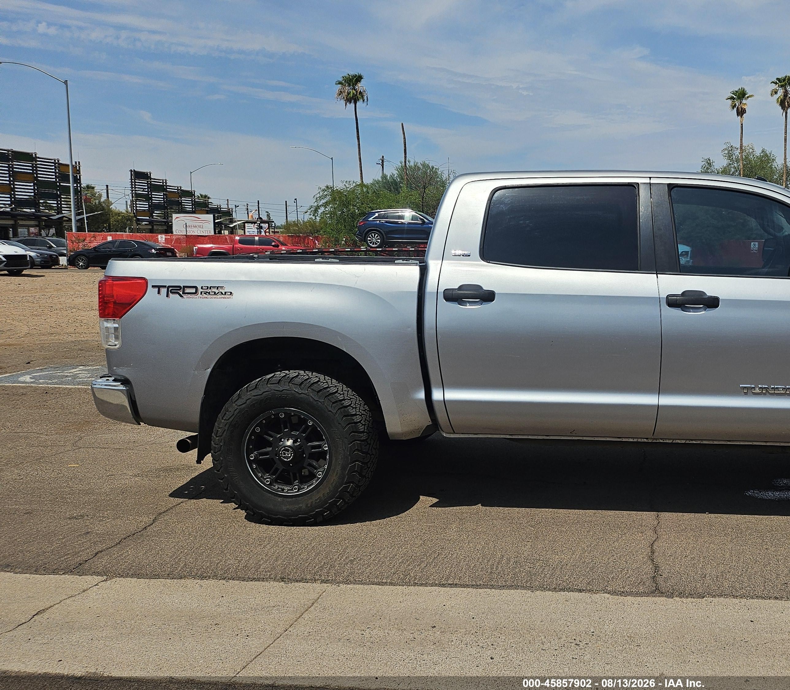 2012 Toyota Tundra Grade 5.7l V8 Silver vin: 5TFDY5F17CX219024