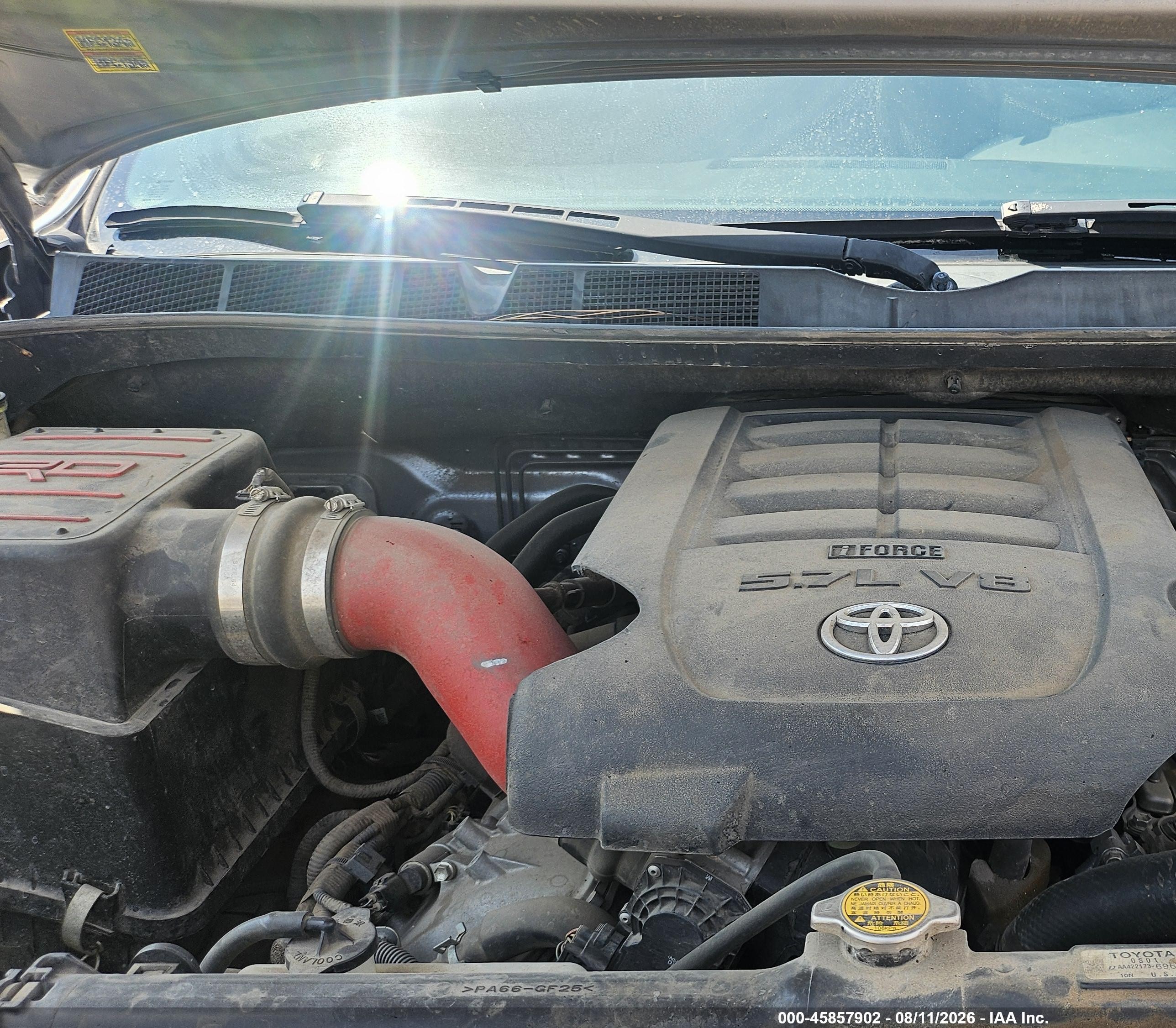 2012 Toyota Tundra Grade 5.7l V8 Silver vin: 5TFDY5F17CX219024