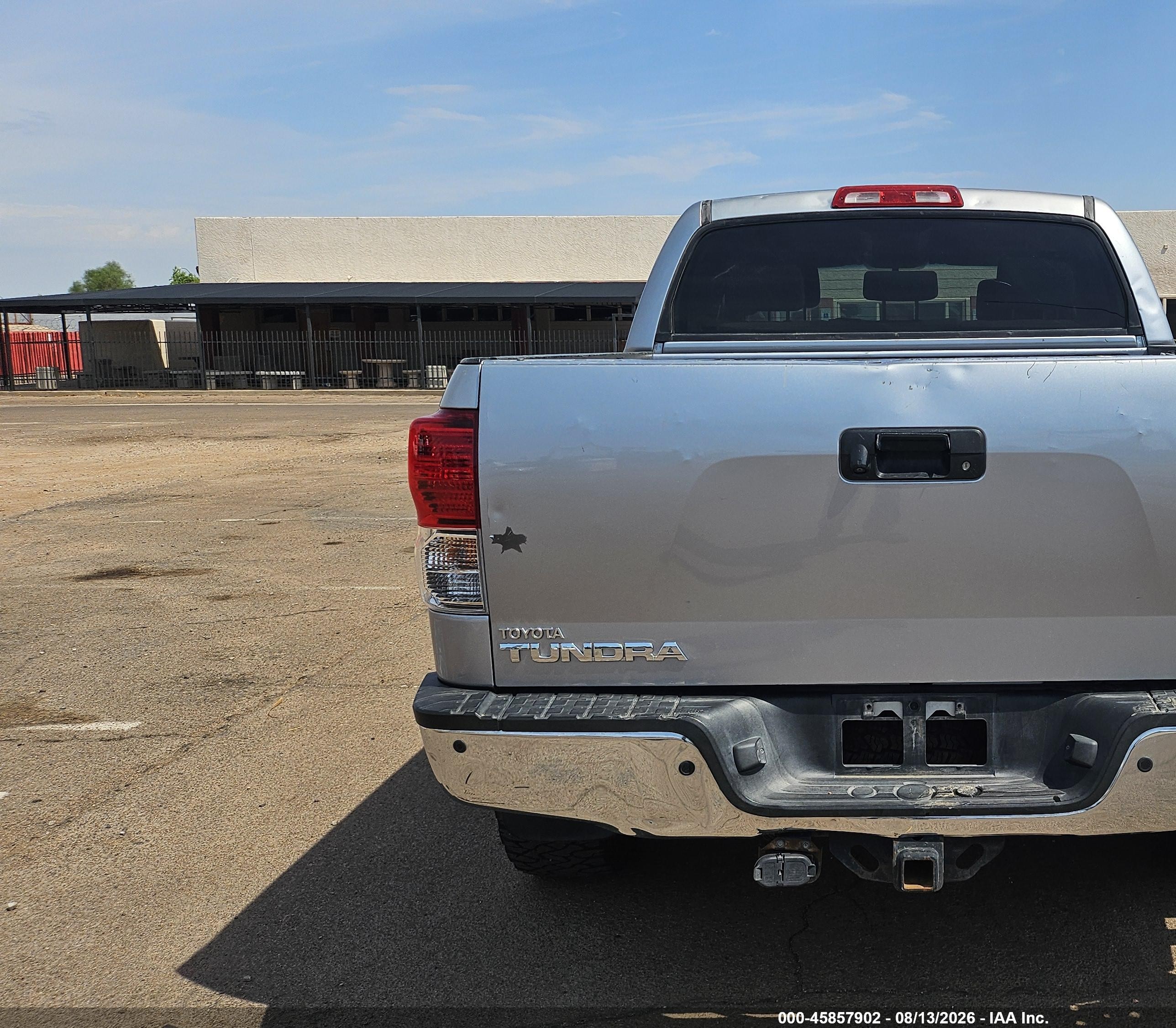 2012 Toyota Tundra Grade 5.7l V8 Silver vin: 5TFDY5F17CX219024