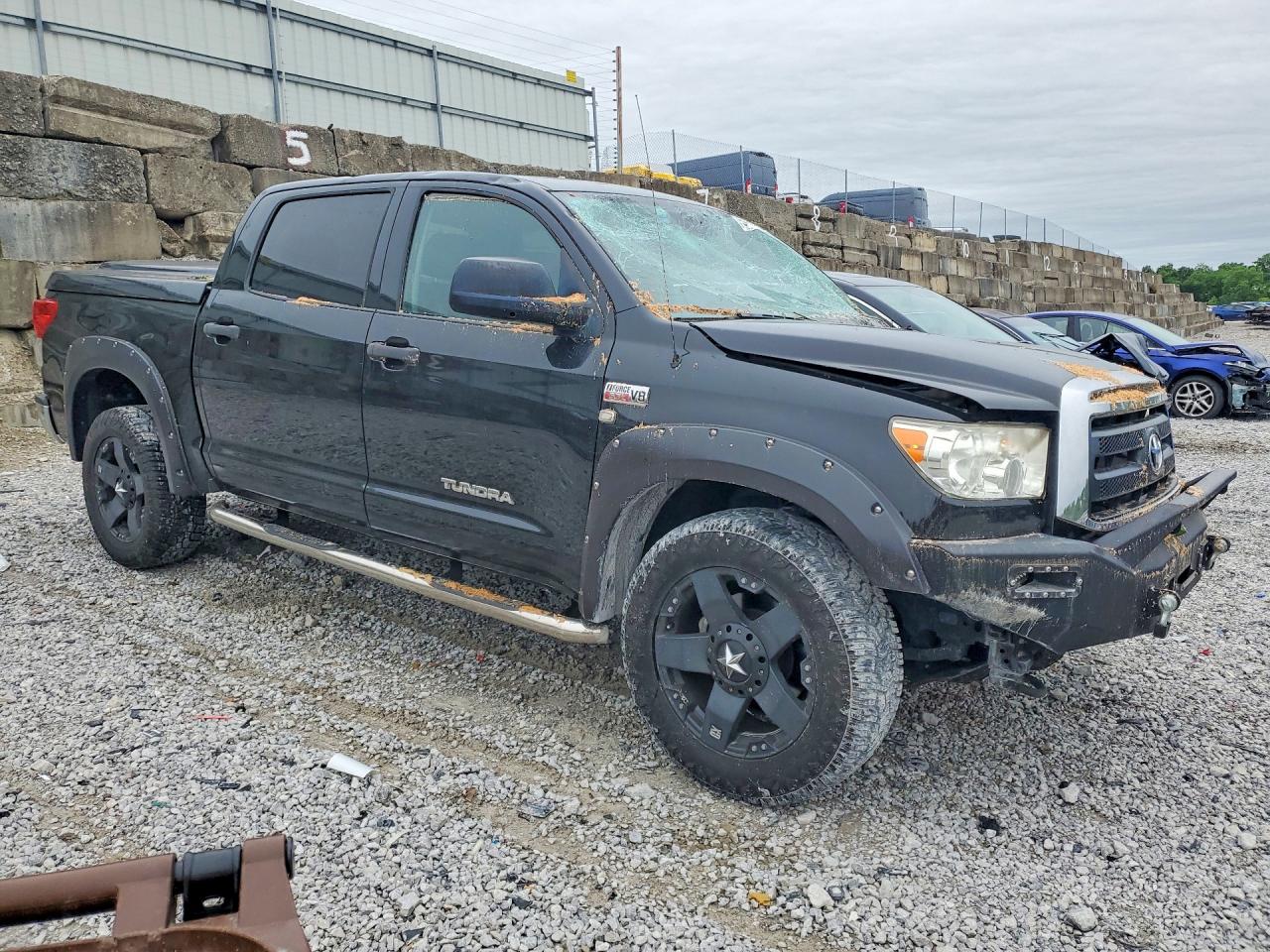 2012 Toyota Tundra Crewmax Sr5 Black vin: 5TFDY5F17CX234462