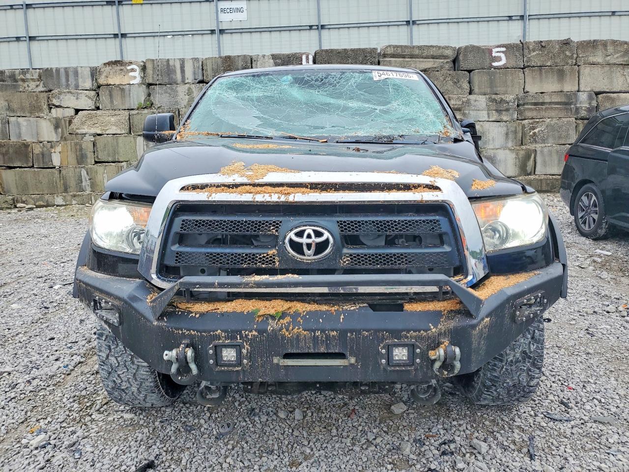 2012 Toyota Tundra Crewmax Sr5 Black vin: 5TFDY5F17CX234462