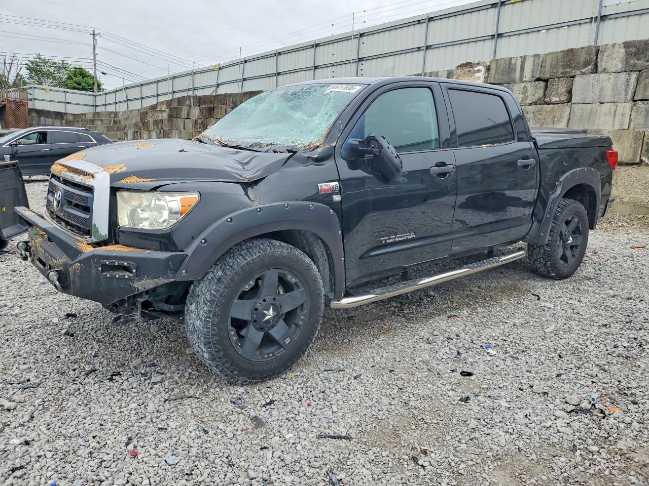 2012 Toyota Tundra Crewmax Sr5 Black vin: 5TFDY5F17CX234462