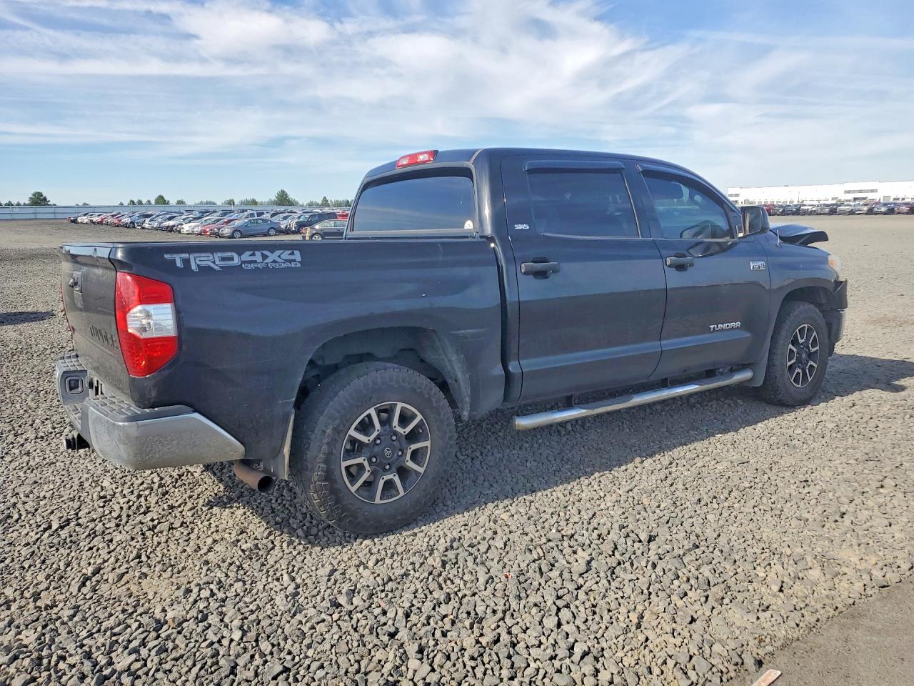 2014 Toyota Tundra Crewmax Sr5 Black vin: 5TFDY5F17EX392092