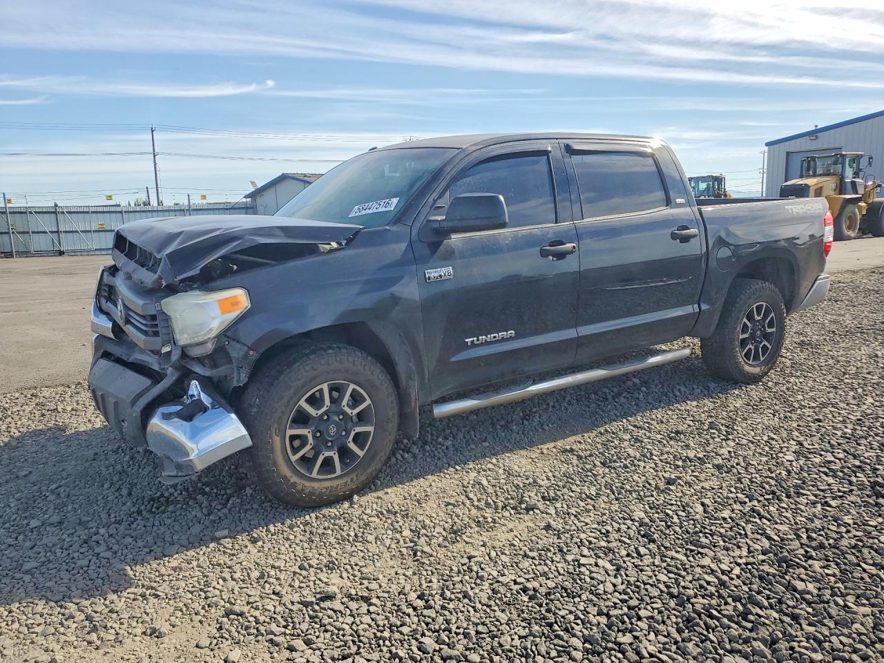 2014 Toyota Tundra Crewmax Sr5 Black vin: 5TFDY5F17EX392092