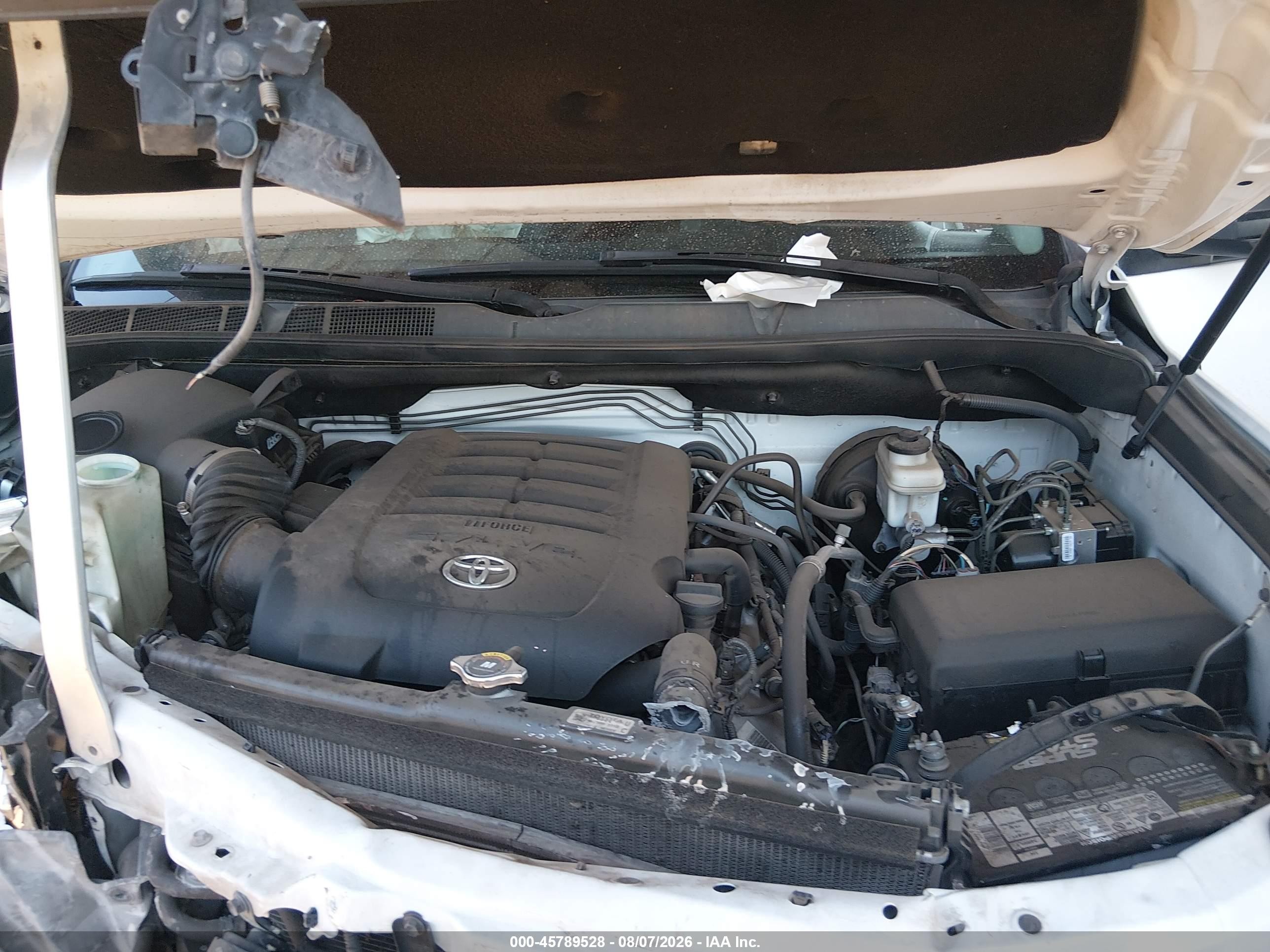 2015 Toyota Tundra Sr5 5.7l V8 White vin: 5TFDY5F17FX468718