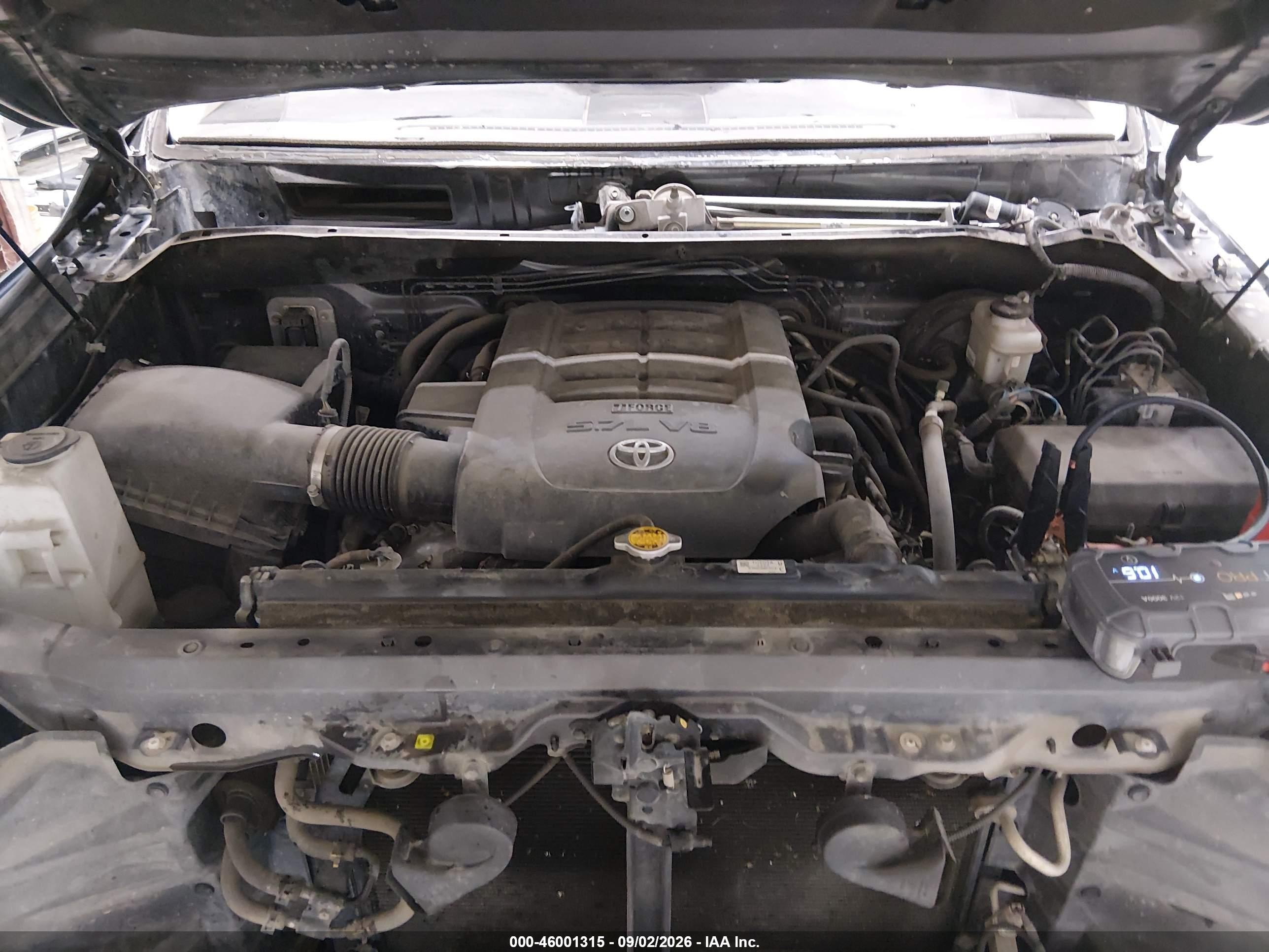 2017 Toyota Tundra Sr5 5.7l V8 Gray vin: 5TFDY5F17HX676438