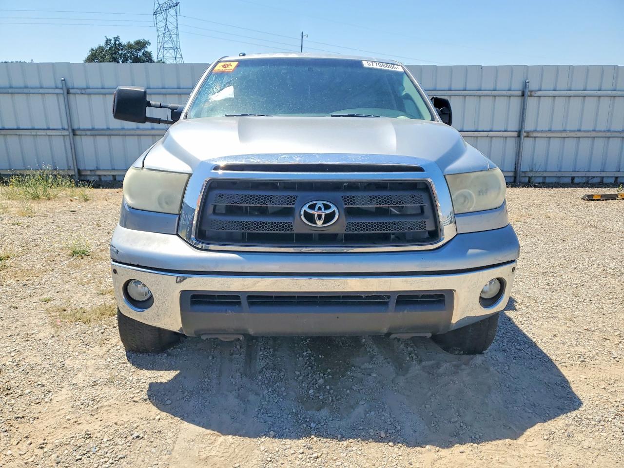 2011 Toyota Tundra Crewmax Sr5 Silver vin: 5TFDY5F18BX196044