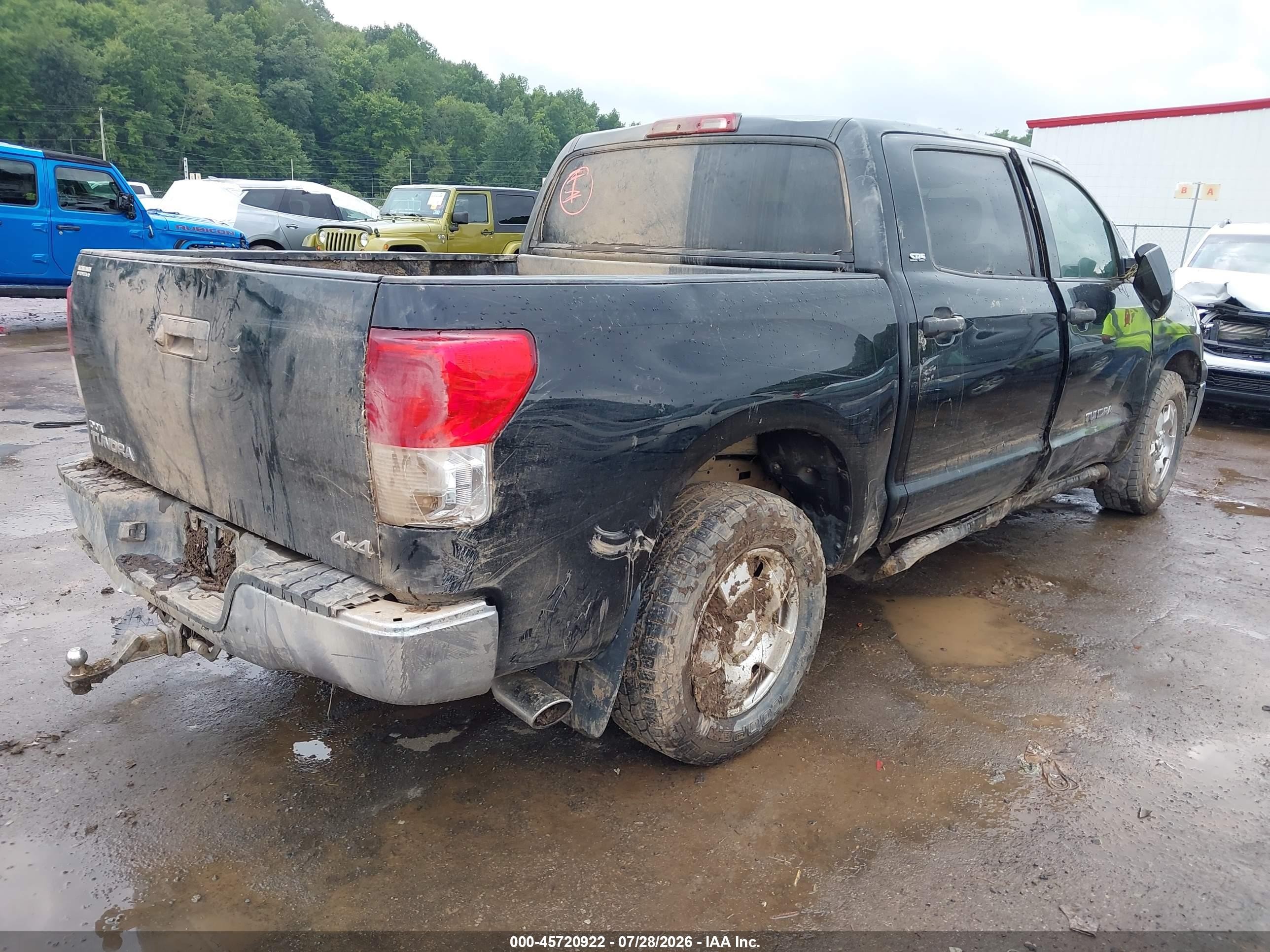 2012 Toyota Tundra Grade 5.7l V8 Черный vin: 5TFDY5F18CX245888