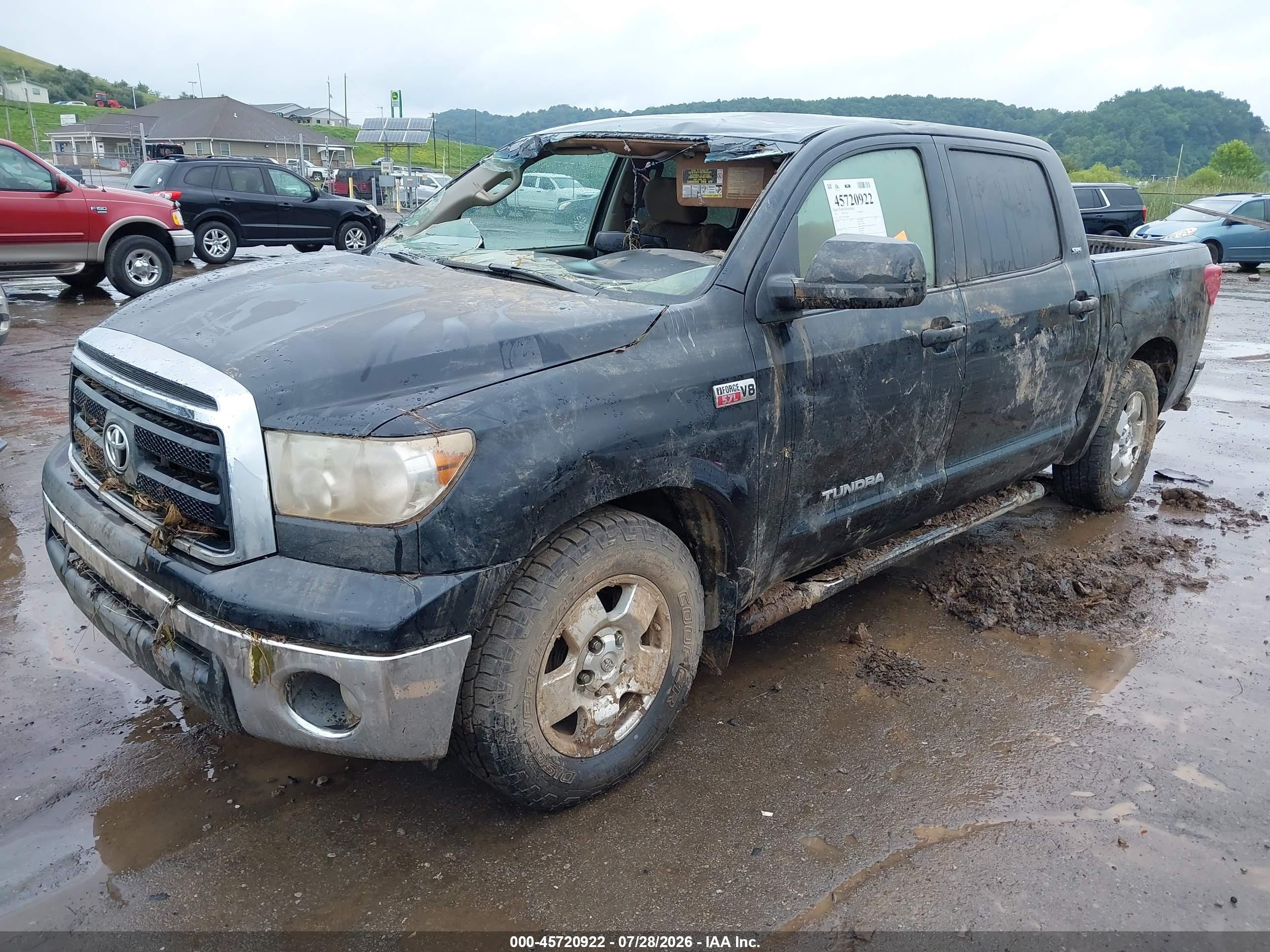 2012 Toyota Tundra Grade 5.7l V8 Черный vin: 5TFDY5F18CX245888