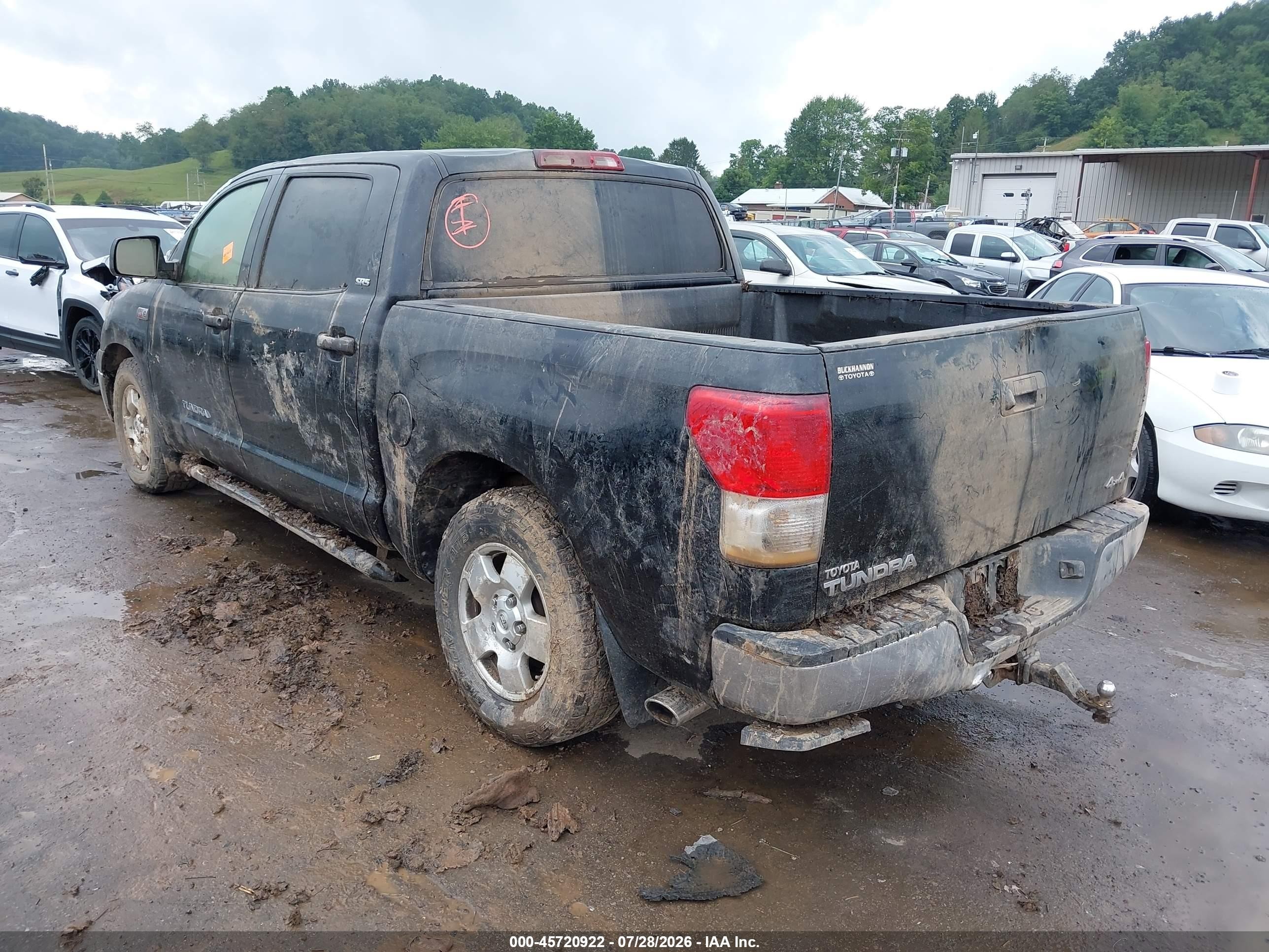 2012 Toyota Tundra Grade 5.7l V8 Черный vin: 5TFDY5F18CX245888