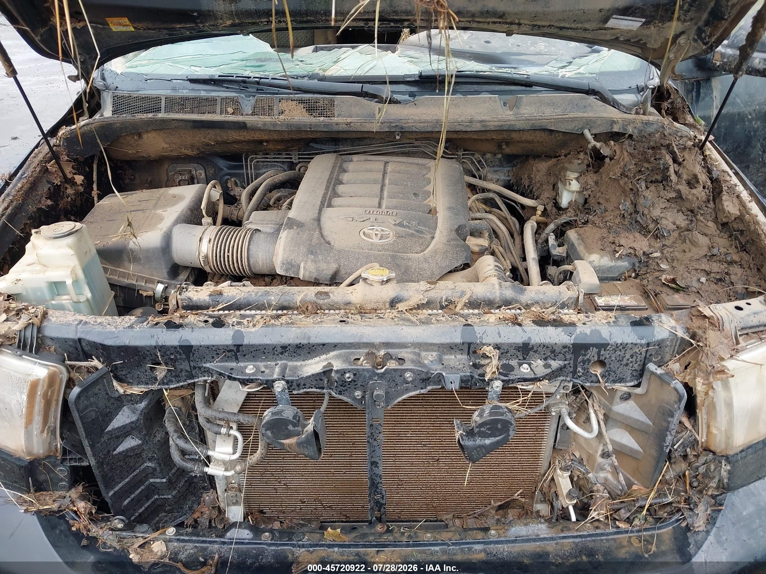 2012 Toyota Tundra Grade 5.7l V8 Черный vin: 5TFDY5F18CX245888