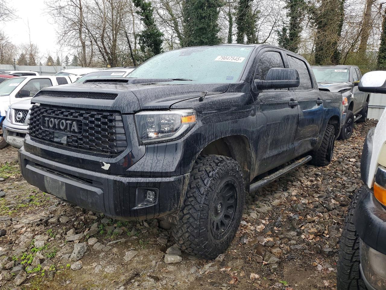 2021 Toyota Tundra Trd Pro Black vin: 5TFDY5F18MX022266