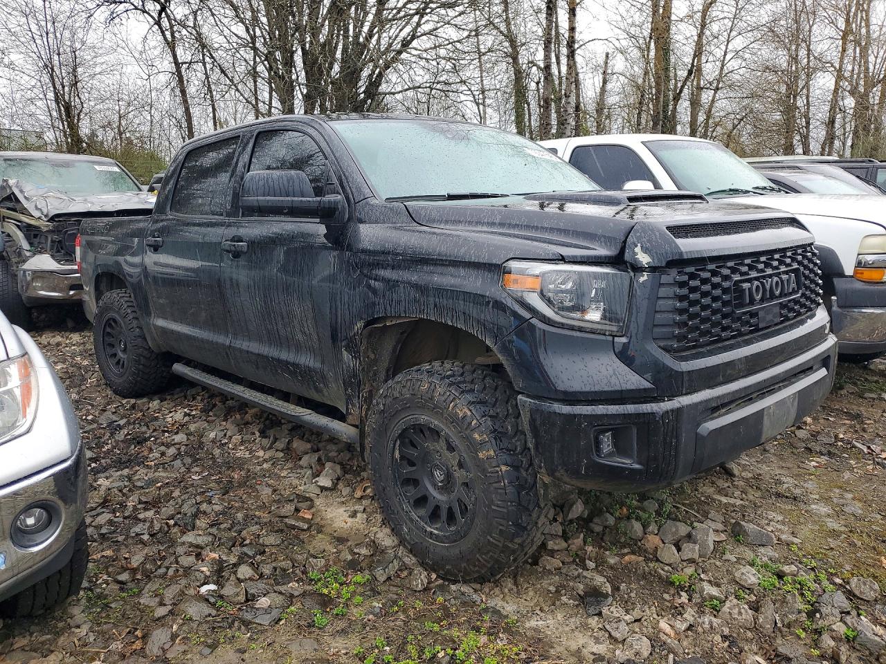 2021 Toyota Tundra Trd Pro Black vin: 5TFDY5F18MX022266