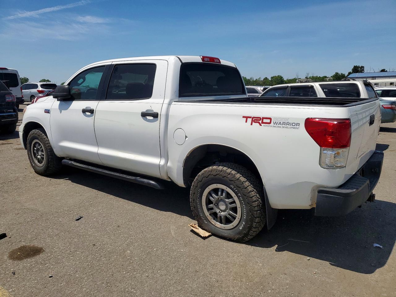 2012 Toyota Tundra Crewmax Sr5 White vin: 5TFDY5F19CX231093