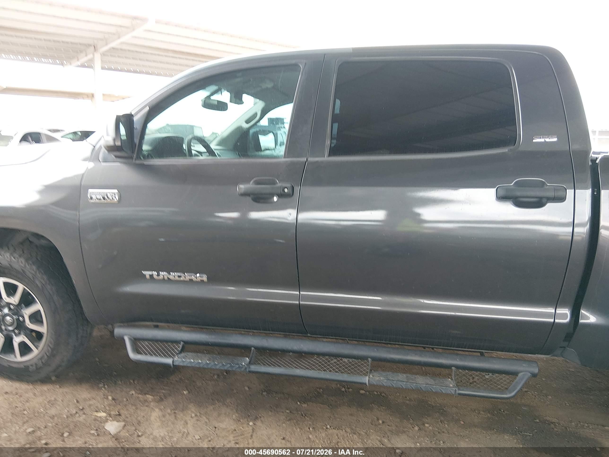 2014 Toyota Tundra Sr5 5.7l V8 Gray vin: 5TFDY5F19EX404324