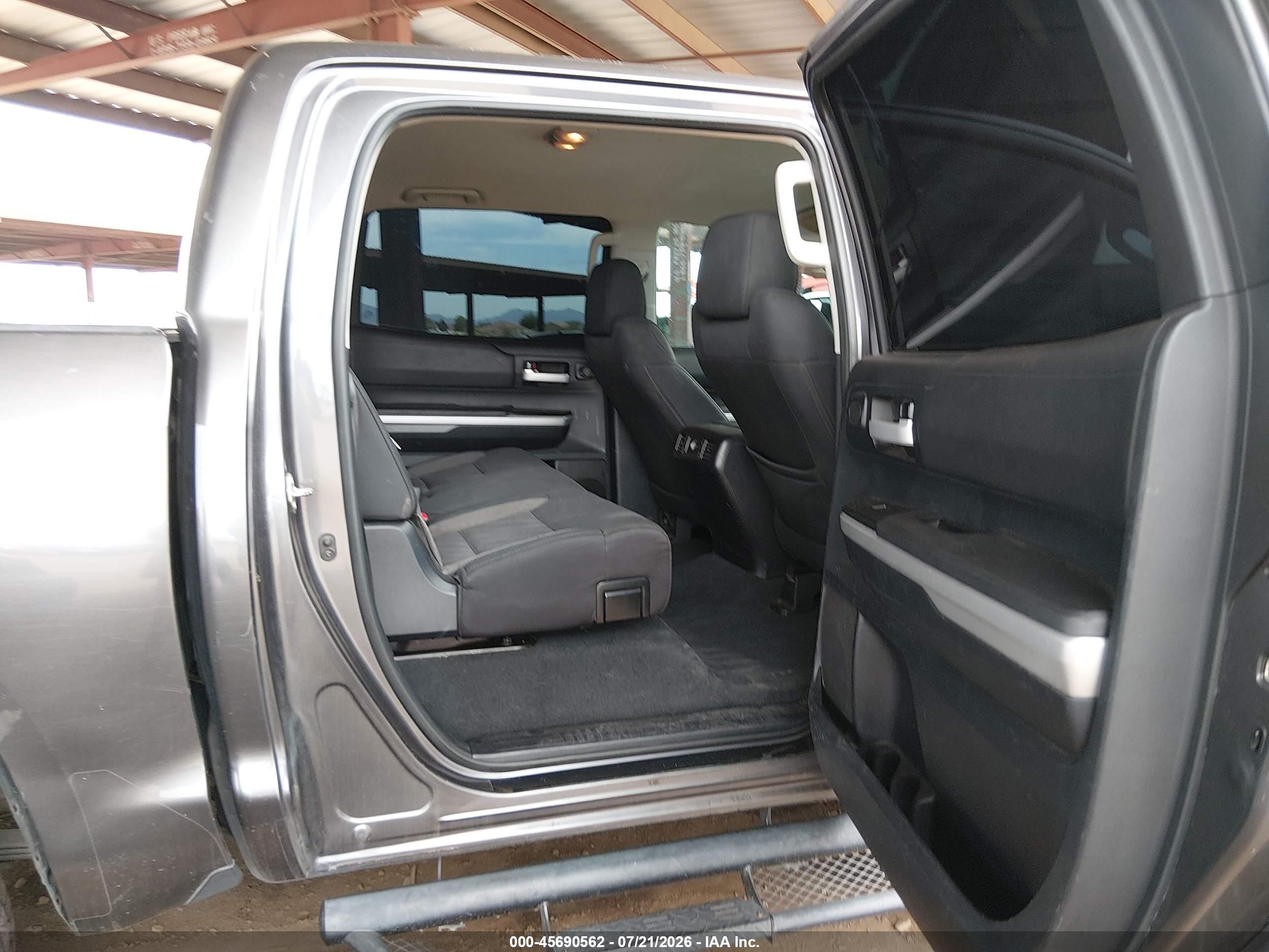 2014 Toyota Tundra Sr5 5.7l V8 Gray vin: 5TFDY5F19EX404324