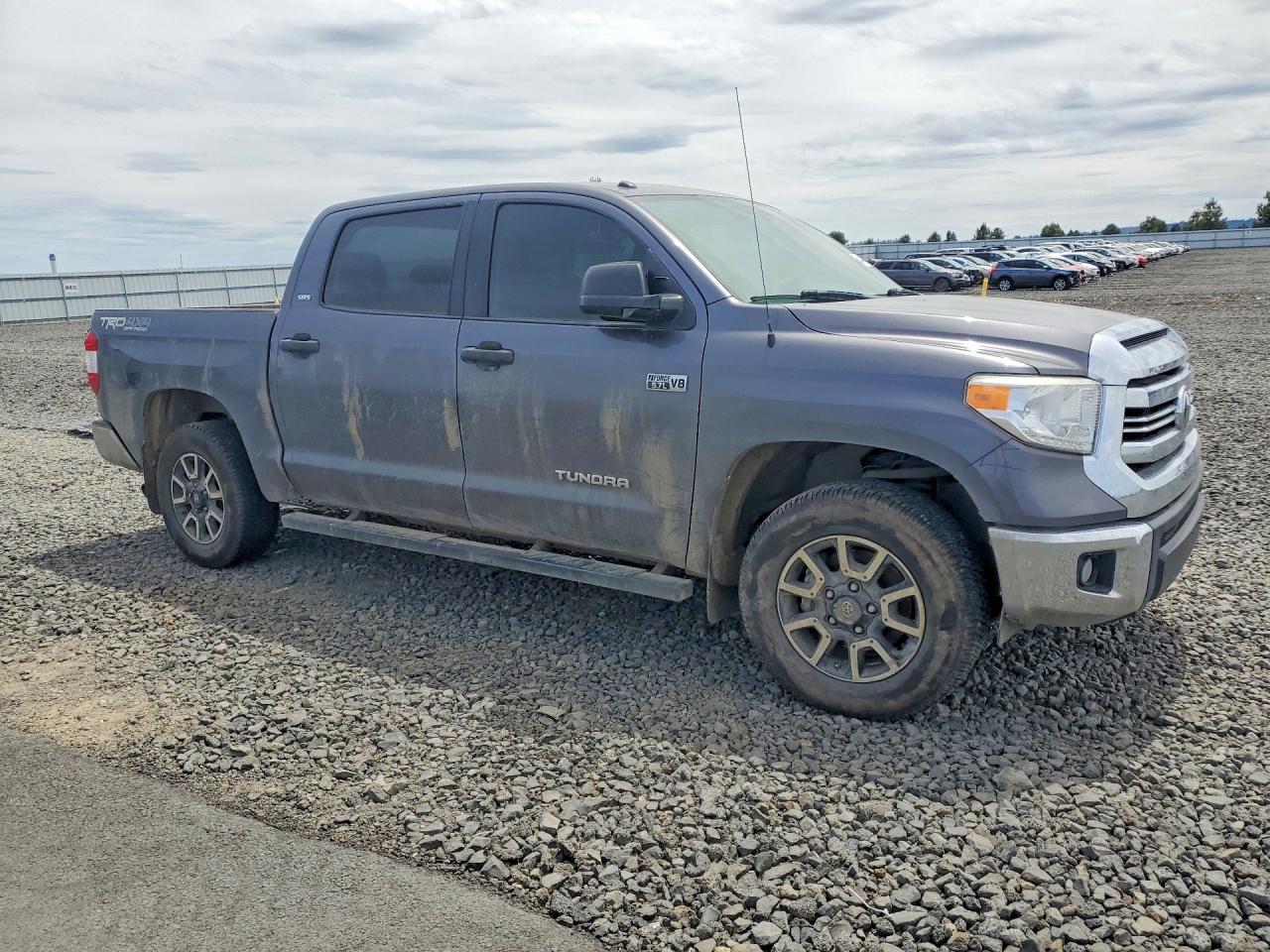 2017 Toyota Tundra Sr5 Gray vin: 5TFDY5F19HX610313