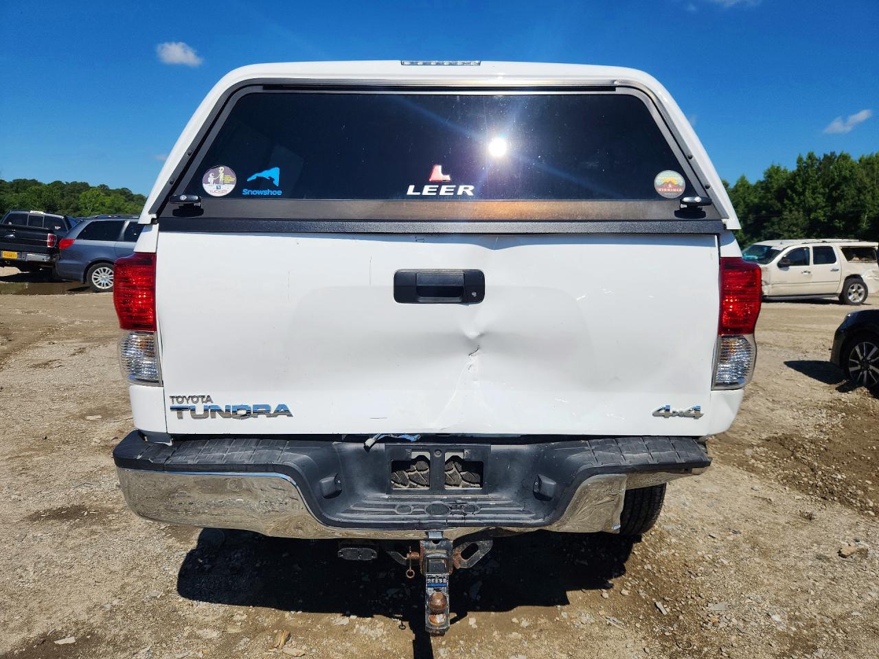 2012 Toyota Tundra Crewmax Sr5 Белый vin: 5TFDY5F1XCX225772
