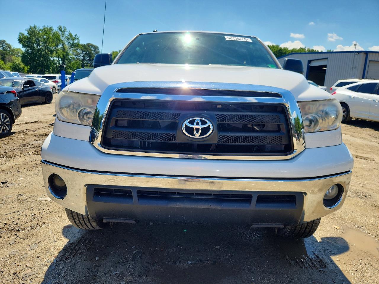 2012 Toyota Tundra Crewmax Sr5 Белый vin: 5TFDY5F1XCX225772