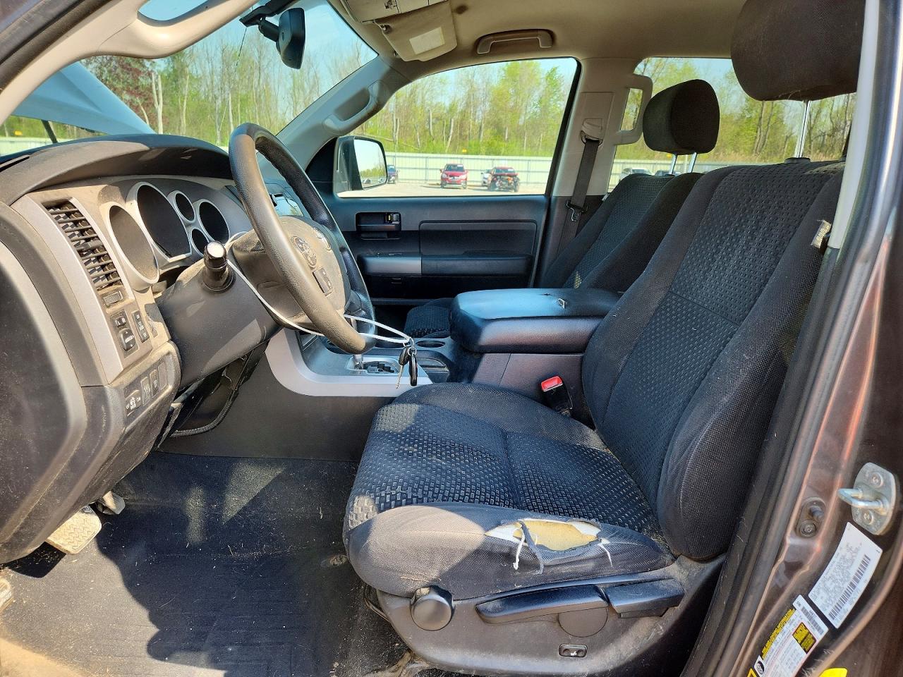 2012 Toyota Tundra Crewmax Sr5 Gray vin: 5TFDY5F1XCX228445