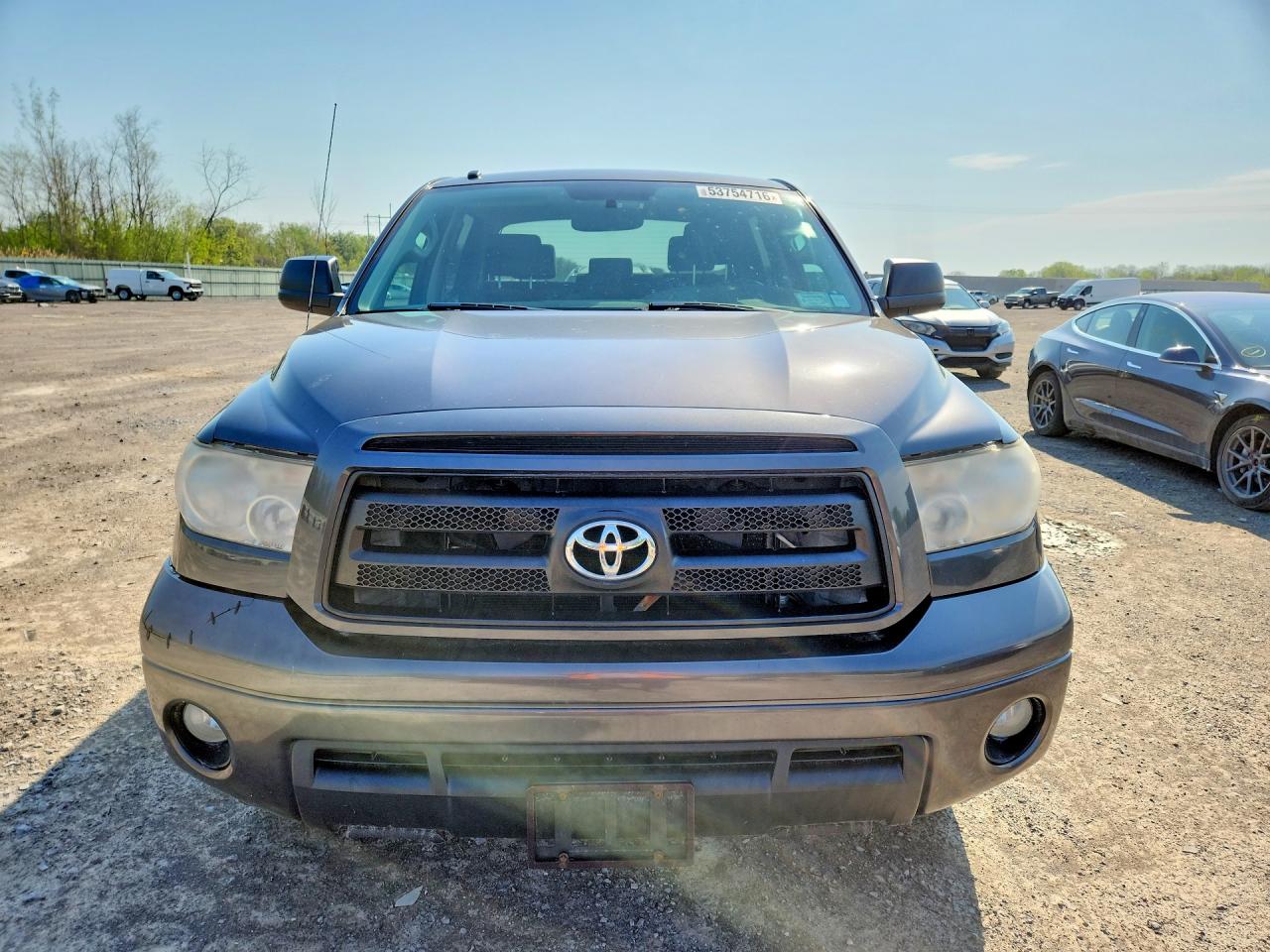 2012 Toyota Tundra Crewmax Sr5 Gray vin: 5TFDY5F1XCX228445