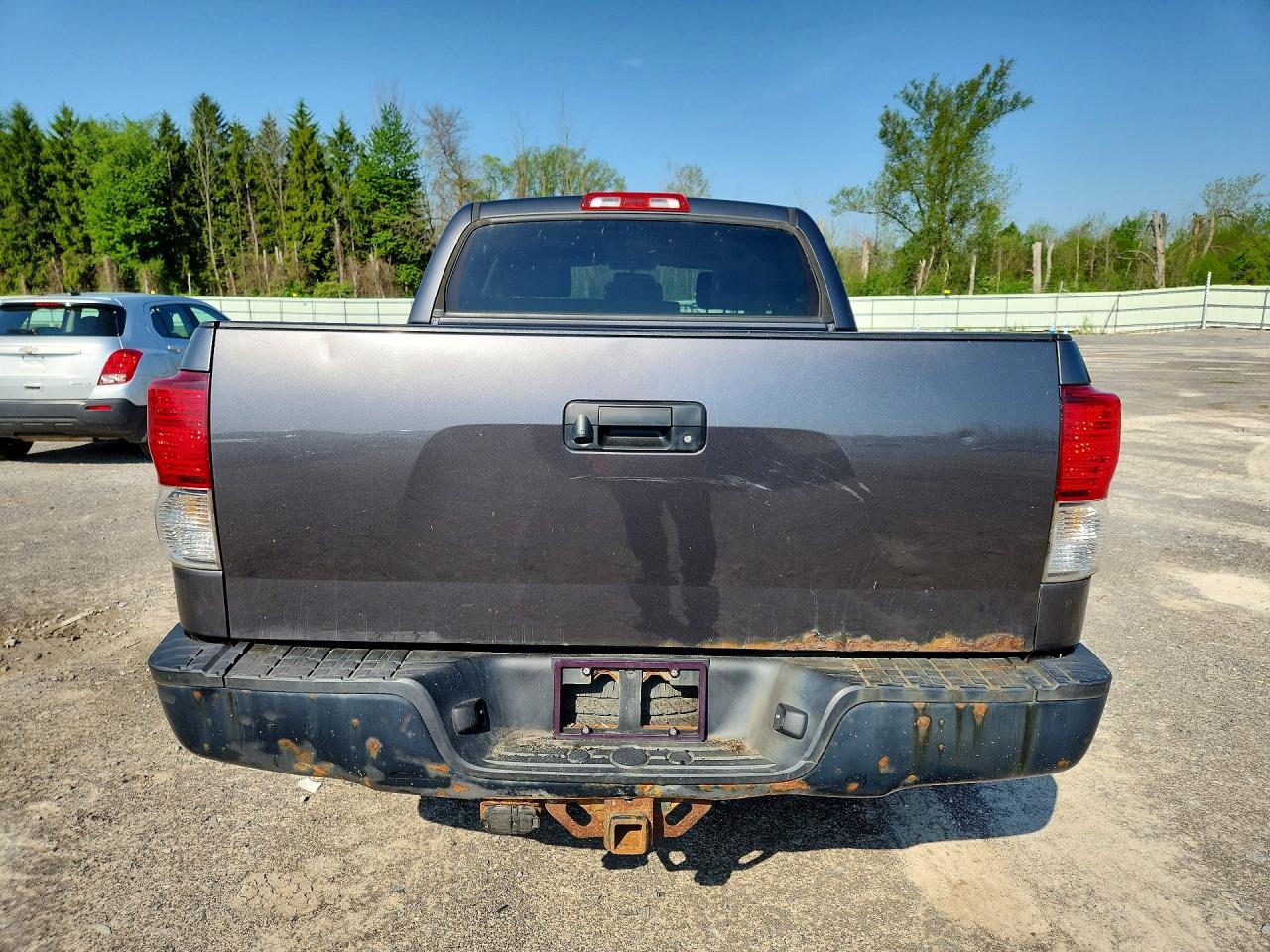 2012 Toyota Tundra Crewmax Sr5 Gray vin: 5TFDY5F1XCX228445