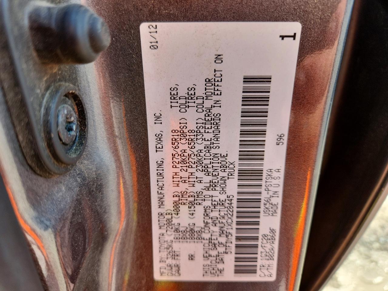 2012 Toyota Tundra Crewmax Sr5 Gray vin: 5TFDY5F1XCX228445