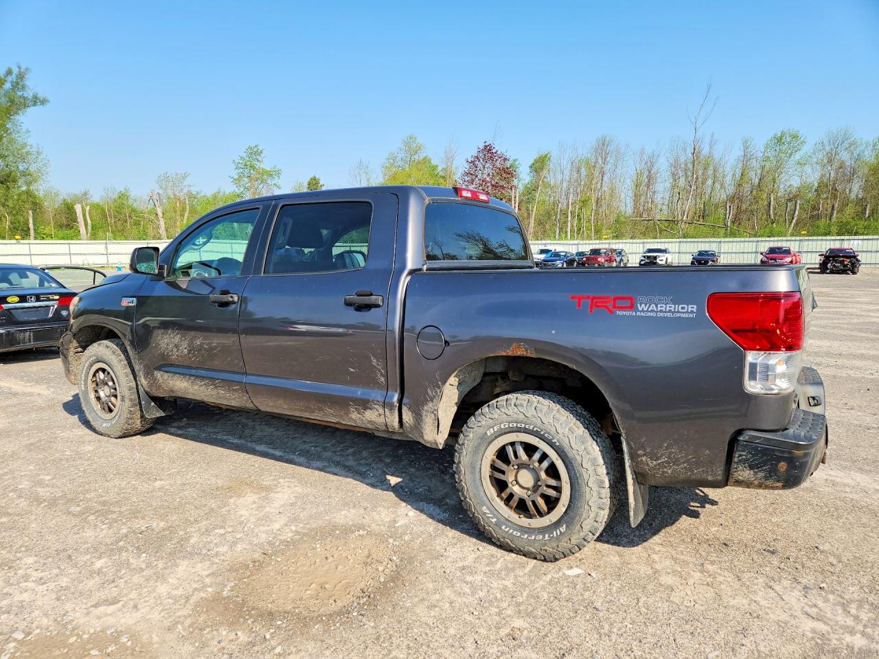 2012 Toyota Tundra Crewmax Sr5 Gray vin: 5TFDY5F1XCX228445