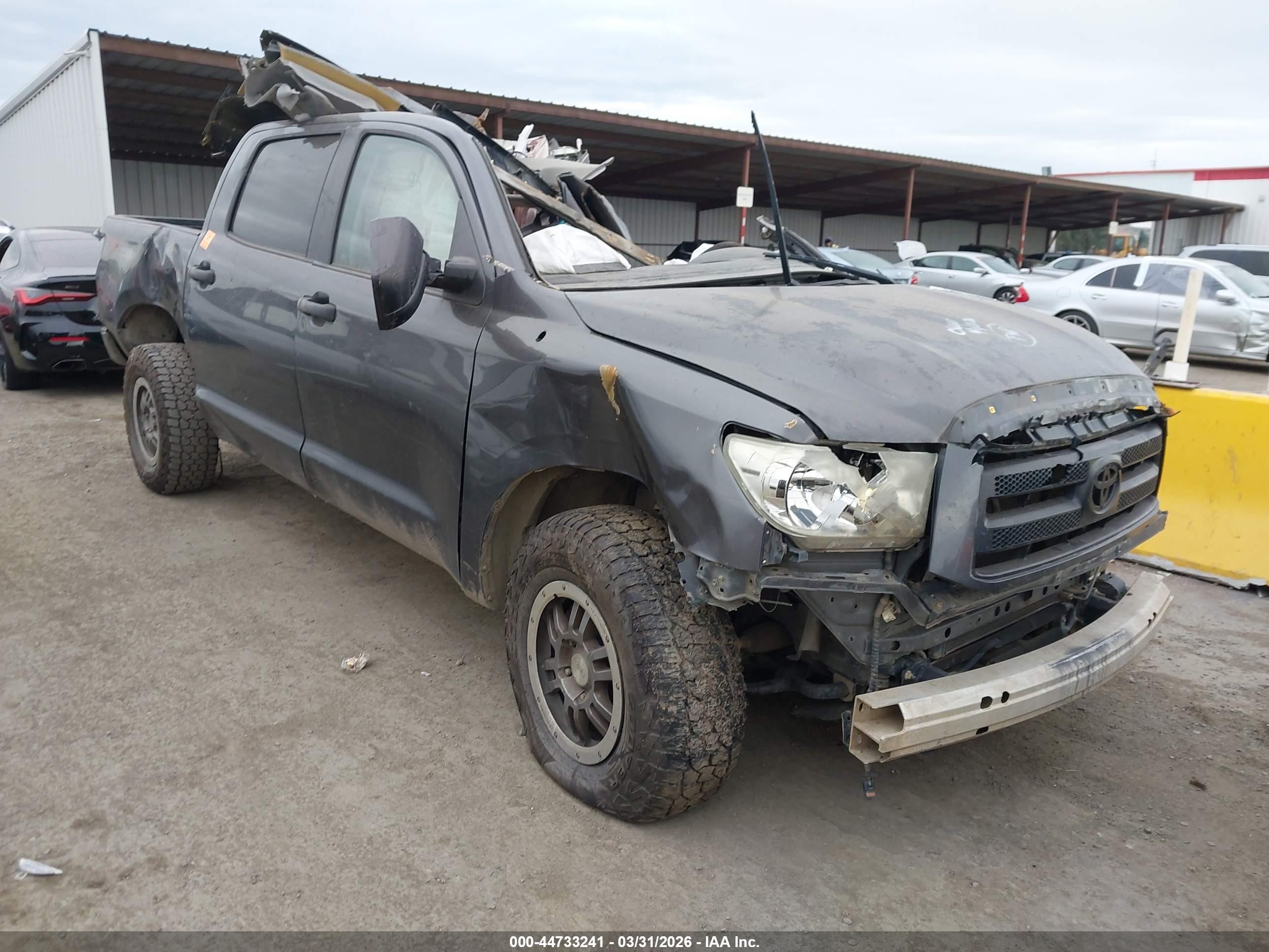 2013 Toyota Tundra Grade 5.7l V8 Gray vin: 5TFDY5F1XDX274357