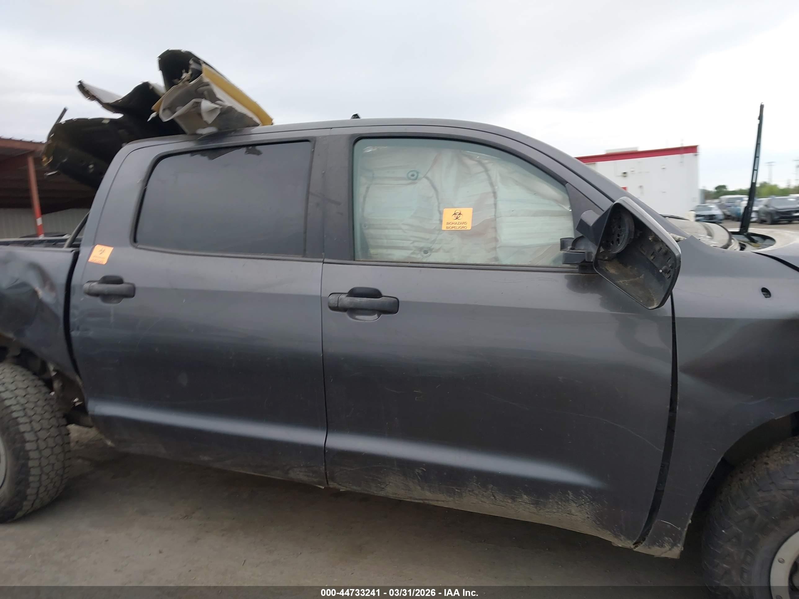 2013 Toyota Tundra Grade 5.7l V8 Gray vin: 5TFDY5F1XDX274357