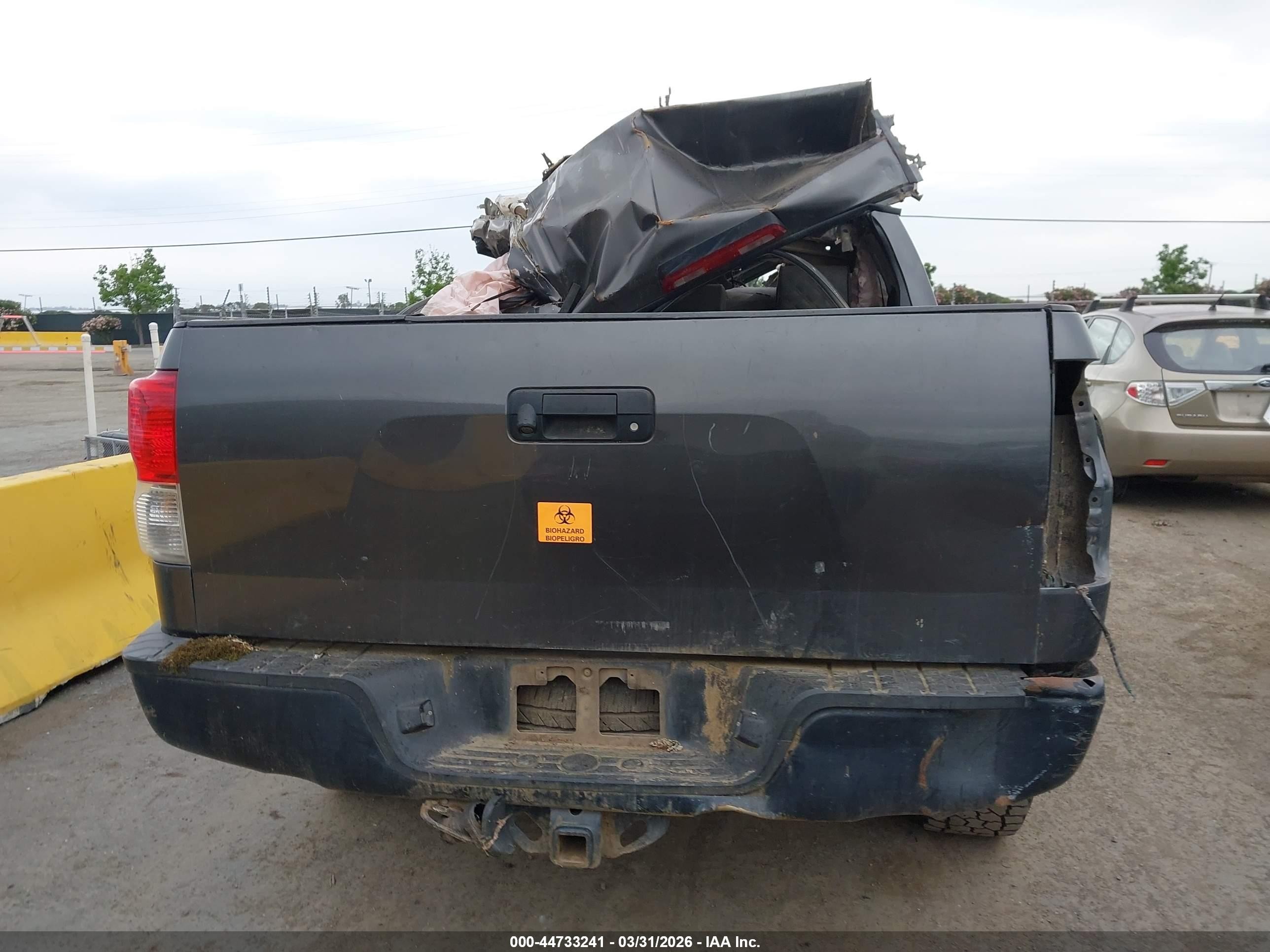 2013 Toyota Tundra Grade 5.7l V8 Gray vin: 5TFDY5F1XDX274357