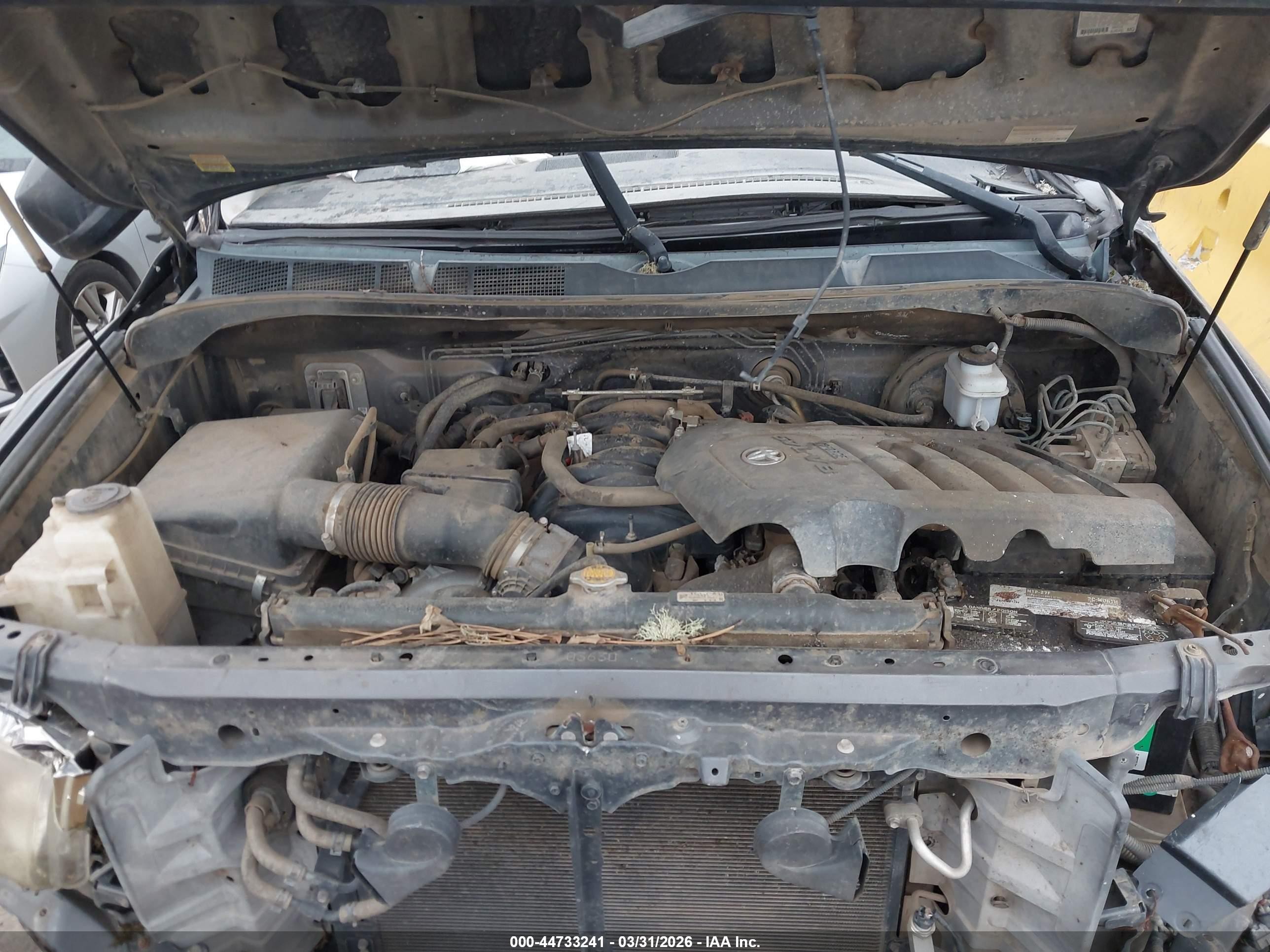 2013 Toyota Tundra Grade 5.7l V8 Gray vin: 5TFDY5F1XDX274357
